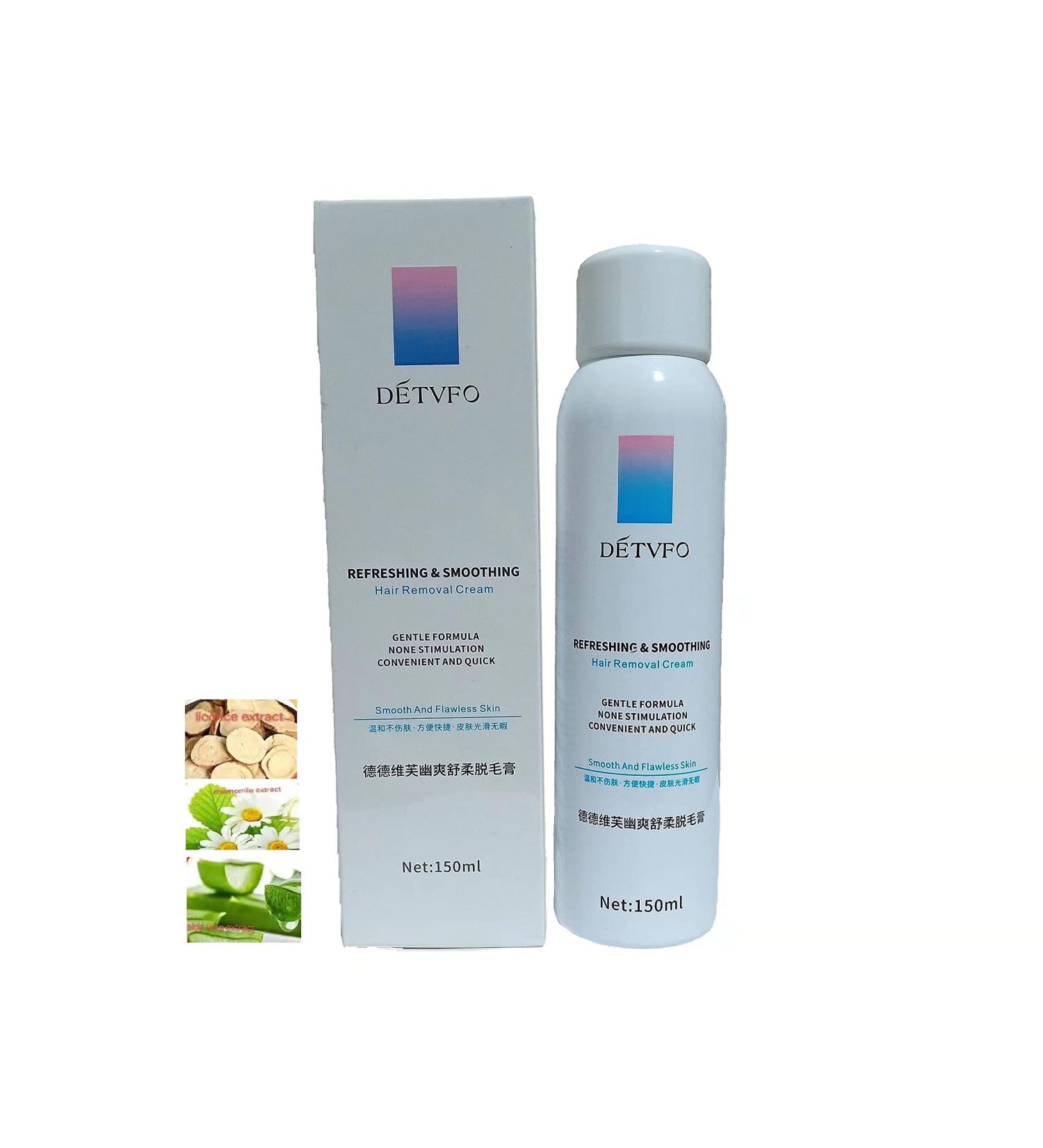 DUOMEIYA Hair Removal Spray 5.07 Ounce - Natural & Painless Depilatory Cream for Women & Men - Buy Online on GoSupps.com