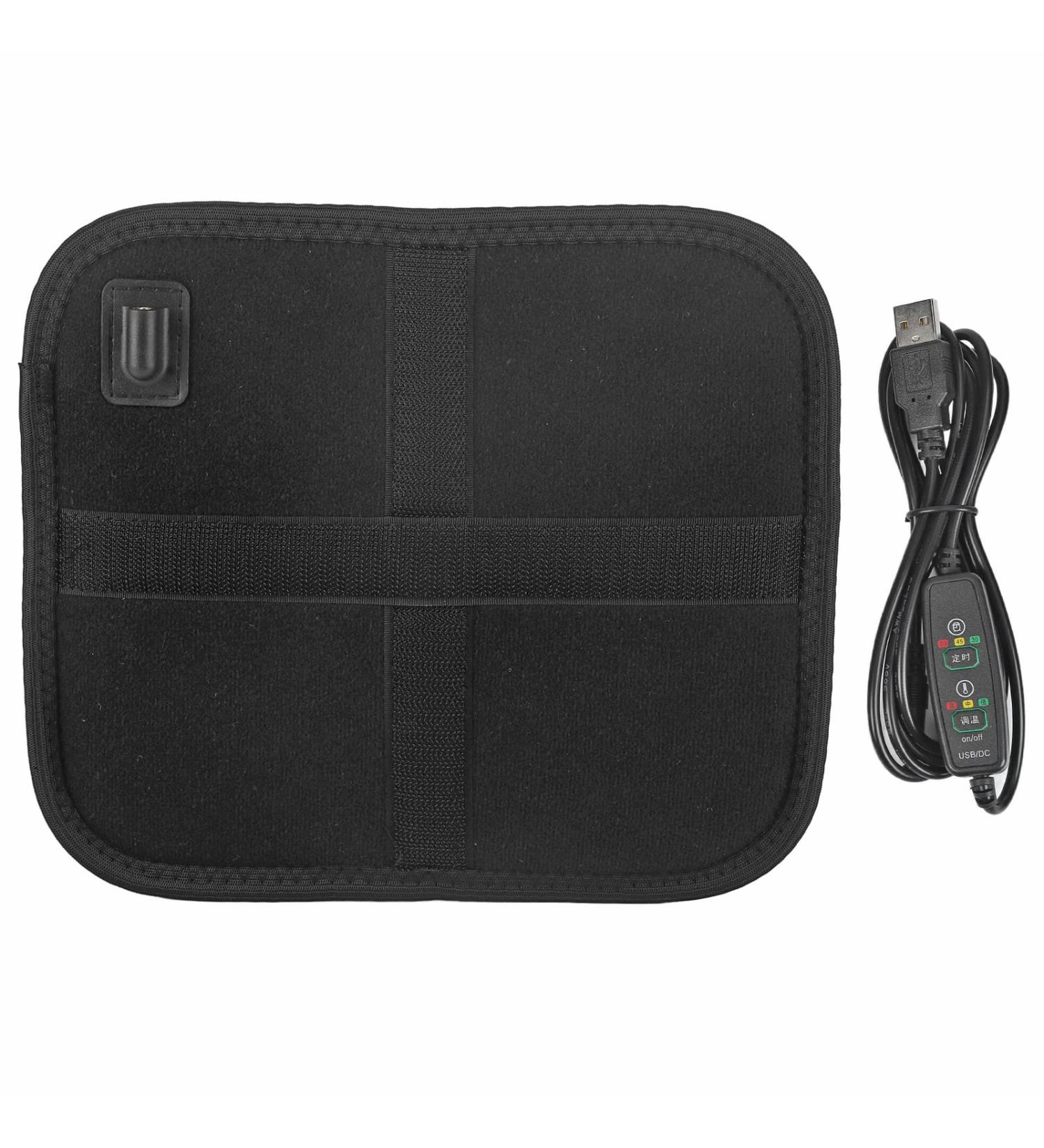 Adjustable Heated Waist Cushion - Electric Heating Pillow for Pain Relief | 3-Stage Temperature Control - Buy Online on GoSupps.com