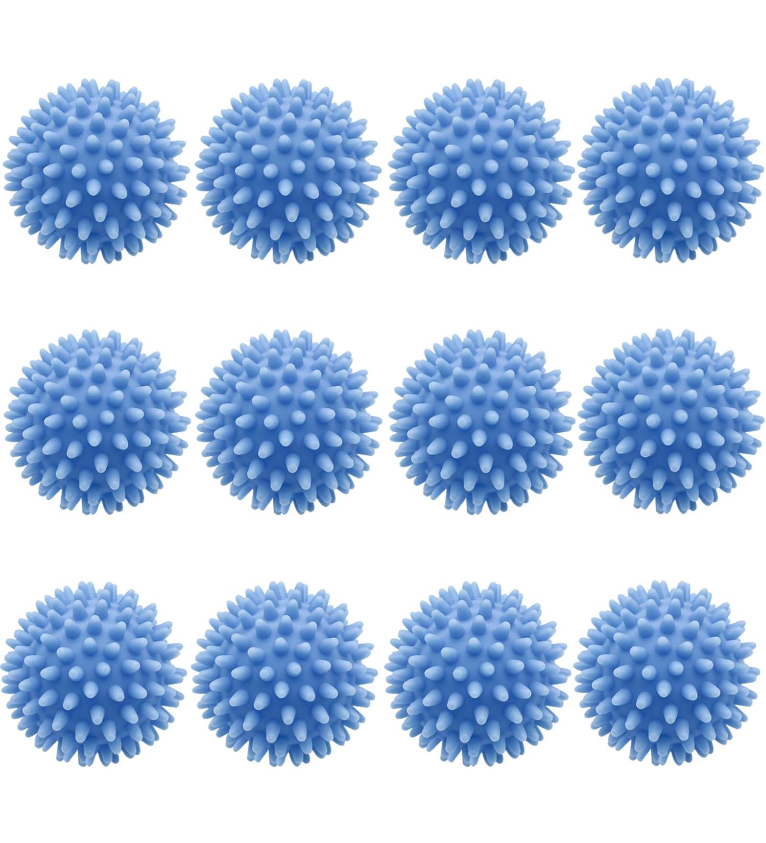 Pack of 12 Washing Balls for Washing Machine Dryer Ball Reusable Dryer Balls Laundry Dryer Drying Ball for Home Clothing Cleaning - Buy Online on GoSupps.com
