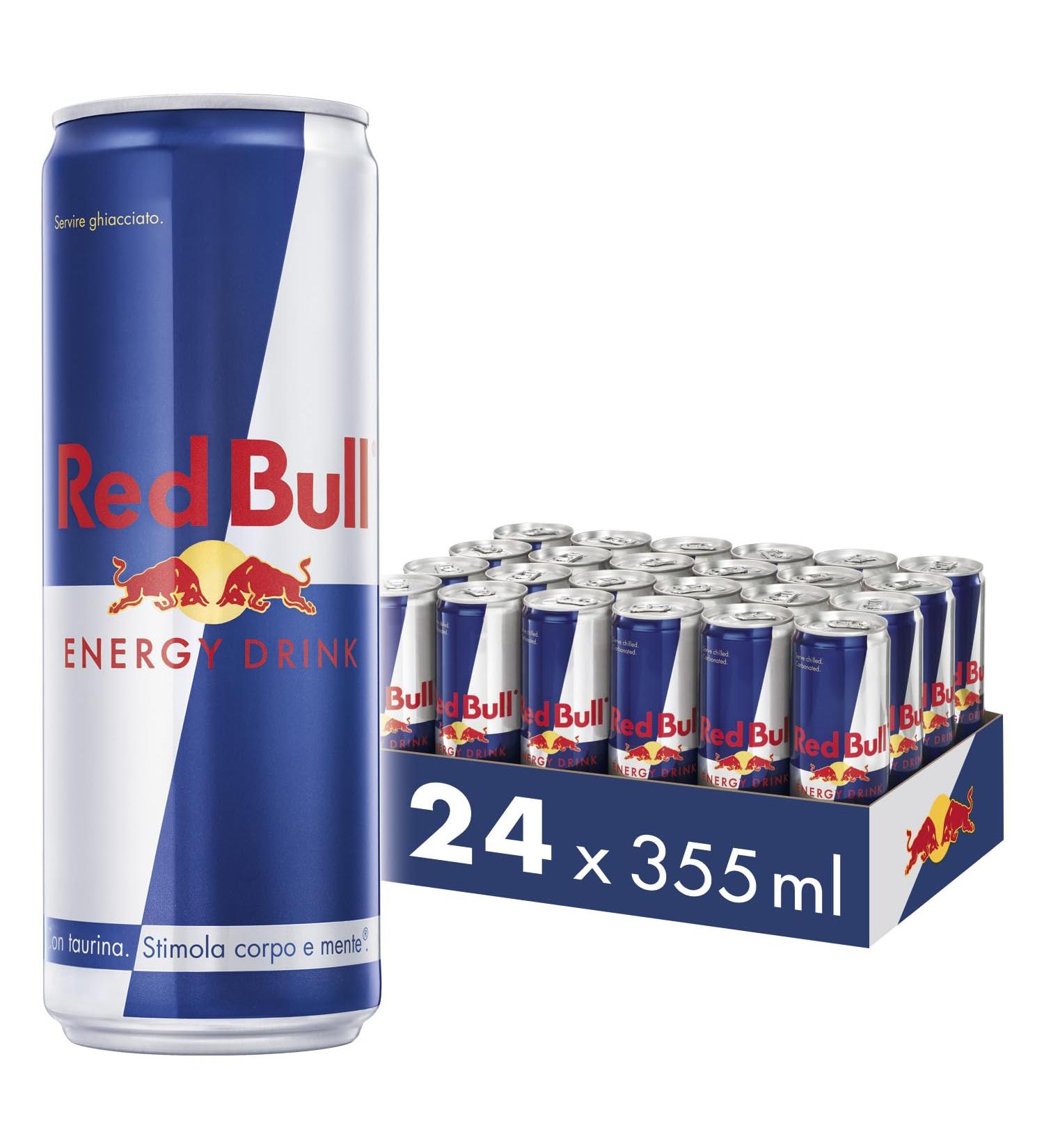  Red Bull Red Bull Energy Drink 355 ml (Cartone da 24) - Buy Online on GoSupps.com