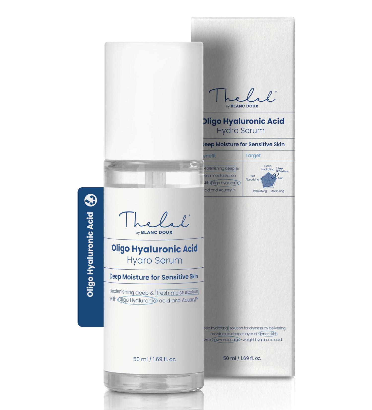Shop THE LAB BY BLANC DOUX Oligo Hyaluronic Acid Hydro Serum - Deep Moisturization Korean Skincare 1.69 Fl Oz - Buy Online on GoSupps.com