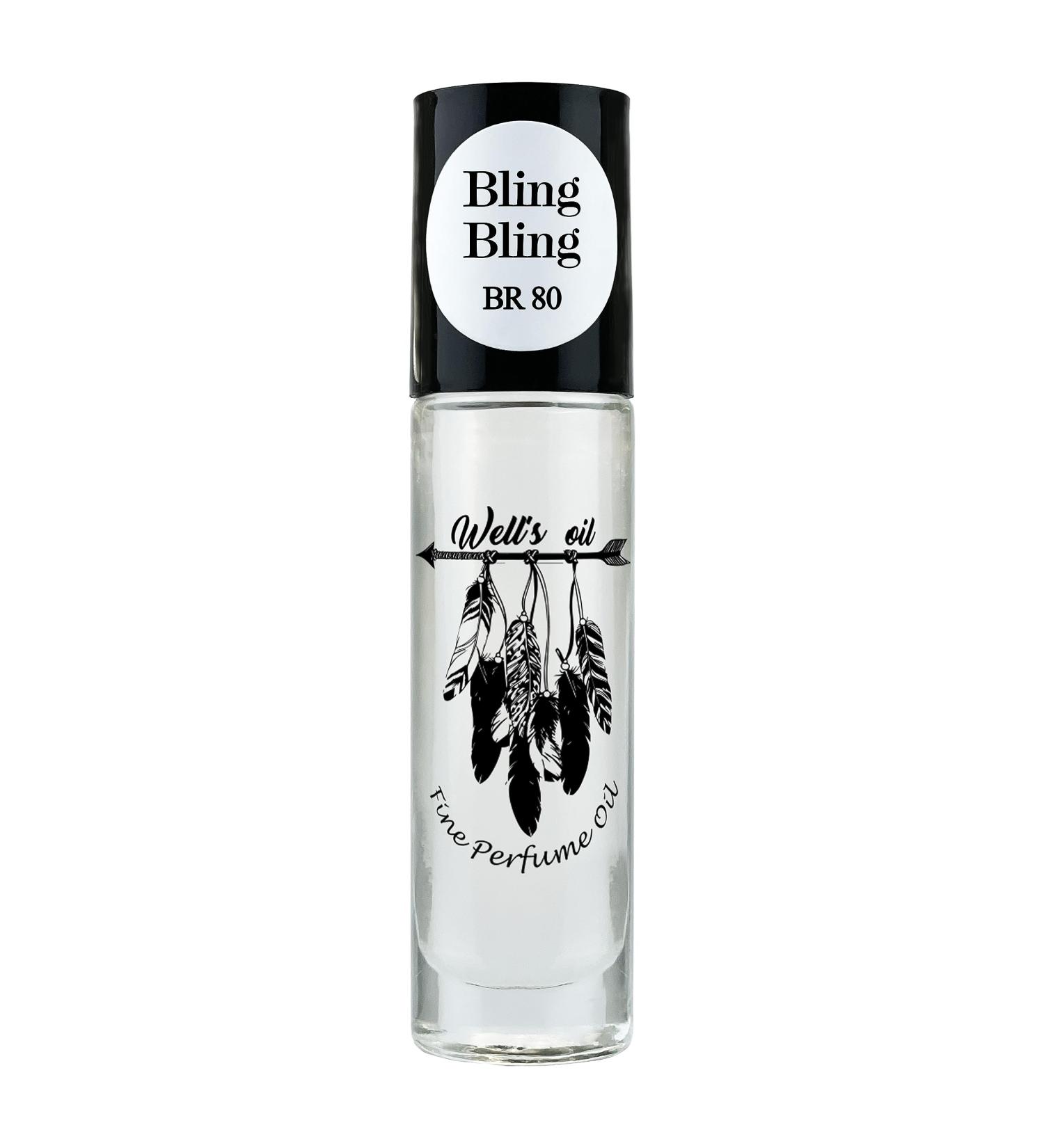 Well's Perfume Oil Roll-On 10 ml / 0.33 fl oz | Top Notes of Citrus & Frangipani | Alcohol-Free Oil-Based & Long-Lasting (Inspired by Bling Bling) 80. Bling Bling - Buy Online on GoSupps.com