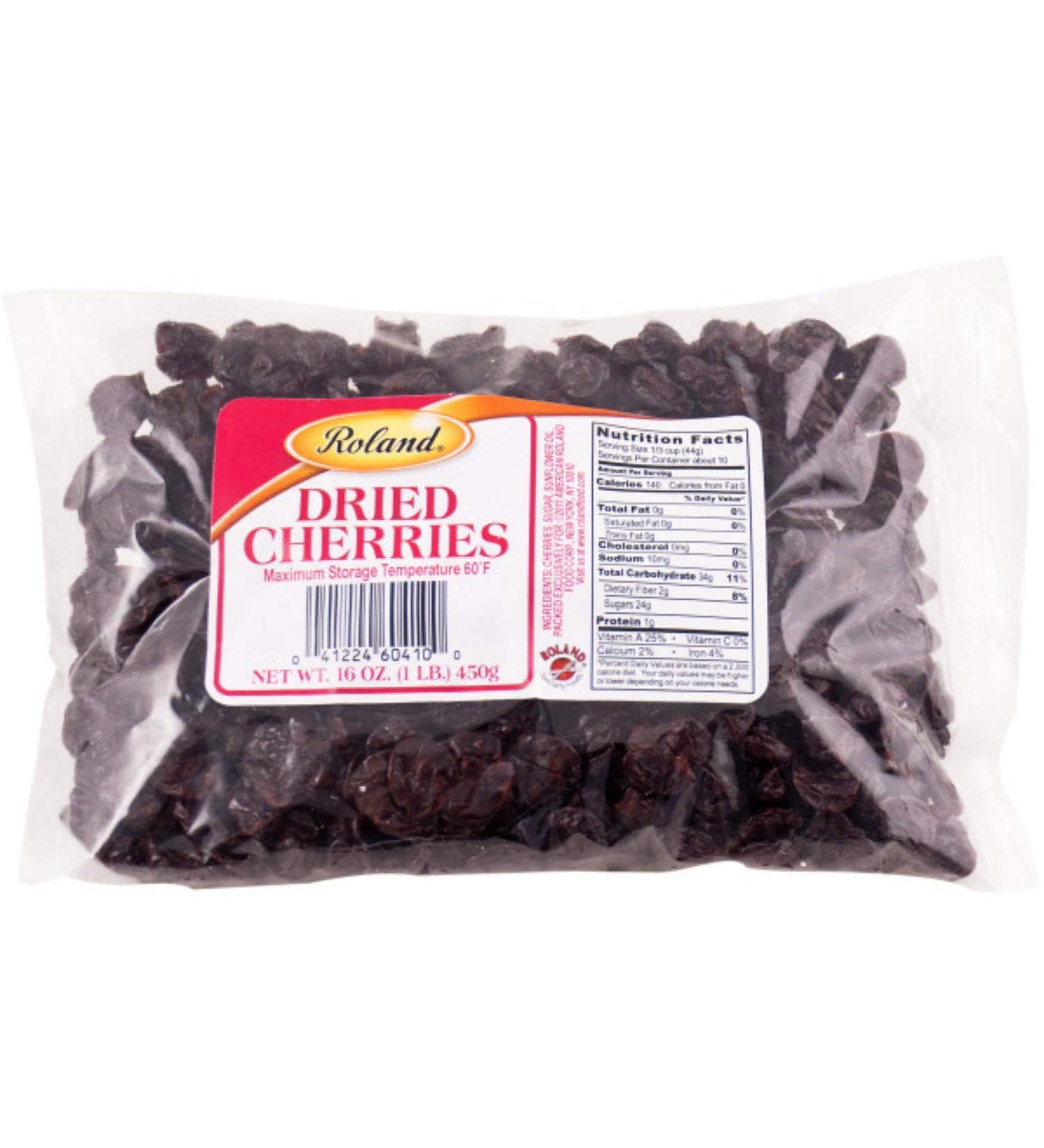 Roland Foods USA Sourced Dried Cherries 16oz Bag - Buy Online on GoSupps.com