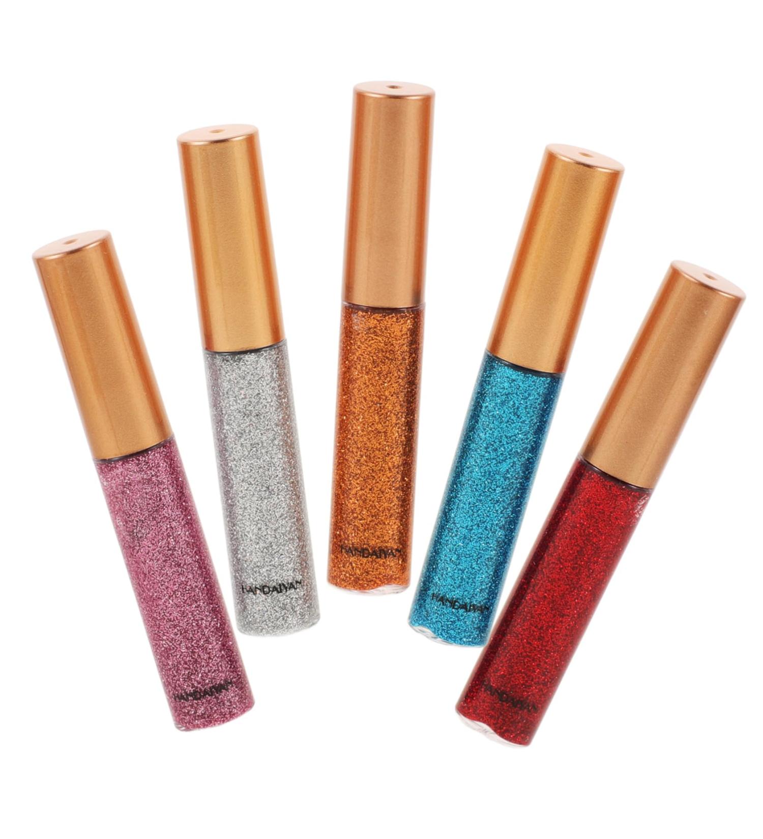 Healvian 5pcs Stage Makeup Eyeshadow Eye Shadow Sticks Eyeshadow Stick Glitter Eyeshadow Body Glitter Liquid - Buy Online on GoSupps.com