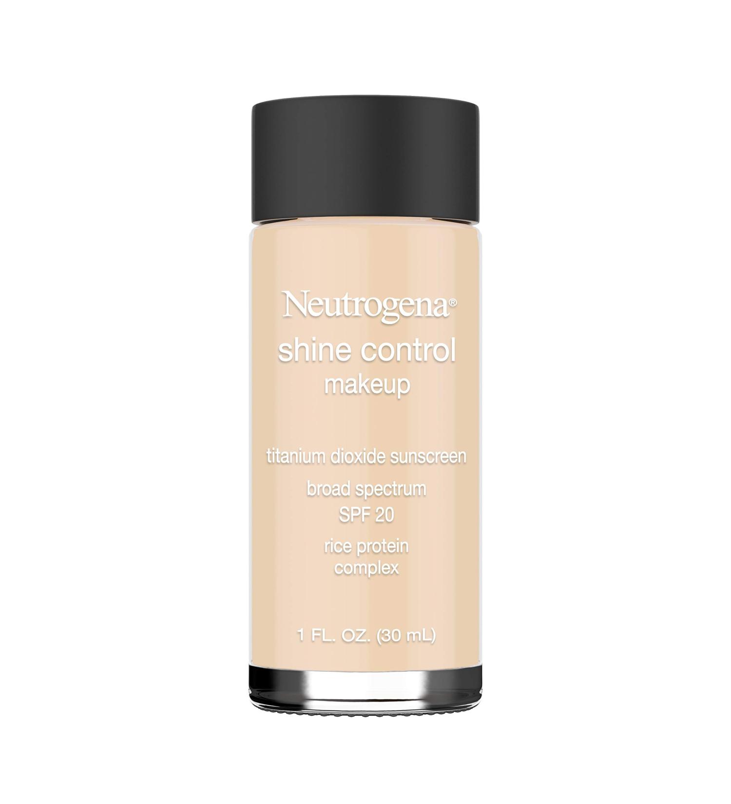 Neutrogena Shine Control Liquid Makeup SPF 20 Buff 30 - 1 Ounce - Buy Online on GoSupps.com