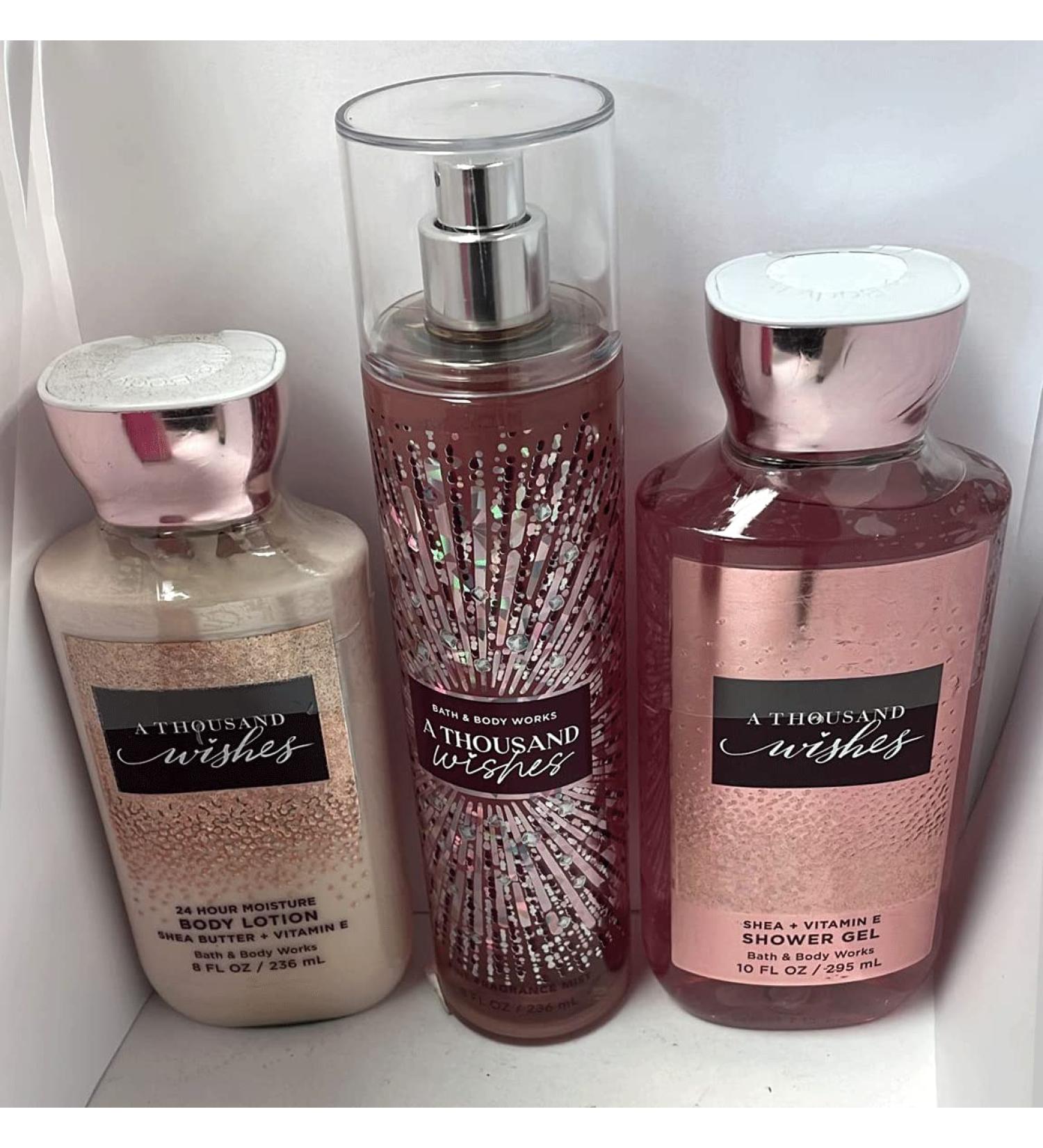 Bath & Body Works A Thousand Wishes Body Set - Shower Gel, Lotion & Mist - Buy Online on GoSupps.com