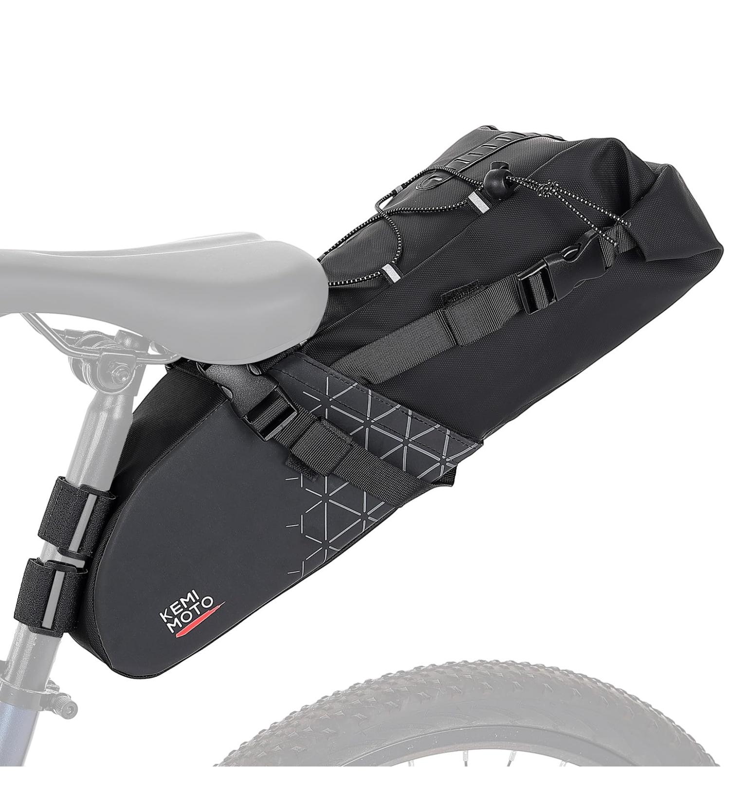 Buy Kemimoto 13L Waterproof Saddle Pocket - Premium Bike Seat Bag for E-Bike & MTB - Buy Online on GoSupps.com