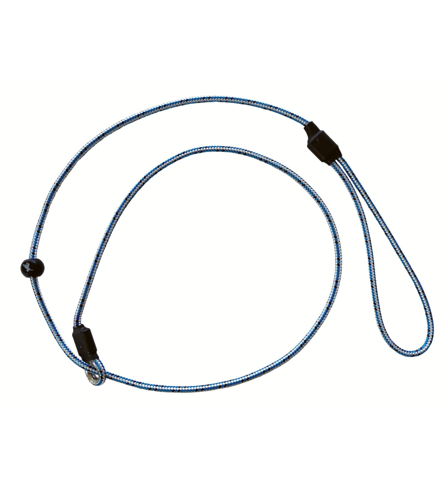 Field Trial PRO Slip Lead - 1.2m (Blue) Spring Loaded Stopper - One Size Fits All and Suitable For All Breeds of Dog with 4 Colour Option
