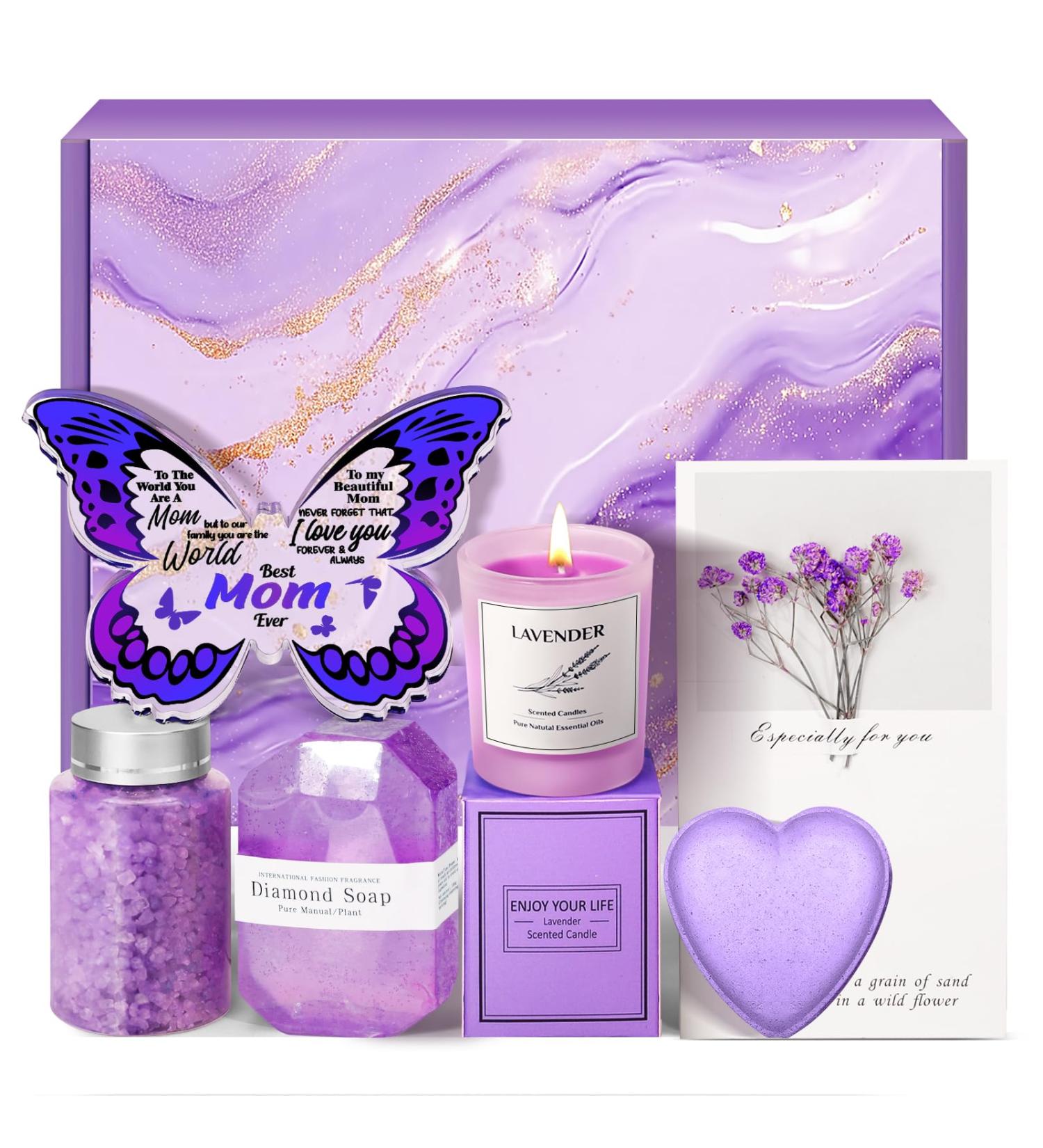 Eletorot Birthday Gifts for Mom - Relaxing Spa Gift Basket Set with Butterfly Keepsake | Unique Mom Gifts for Birthdays Mother's Day & More - Buy Online on GoSupps.com