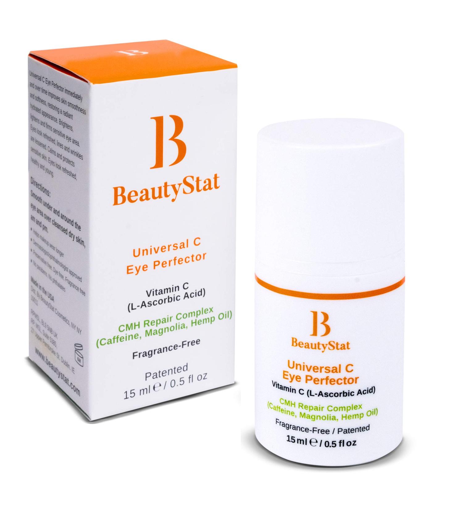 BeautyStat C Eye Perfector Cream | Vitamin C for Refreshing Relief of Eye Puffiness - by Skincare Expert - Buy Online on GoSupps.com
