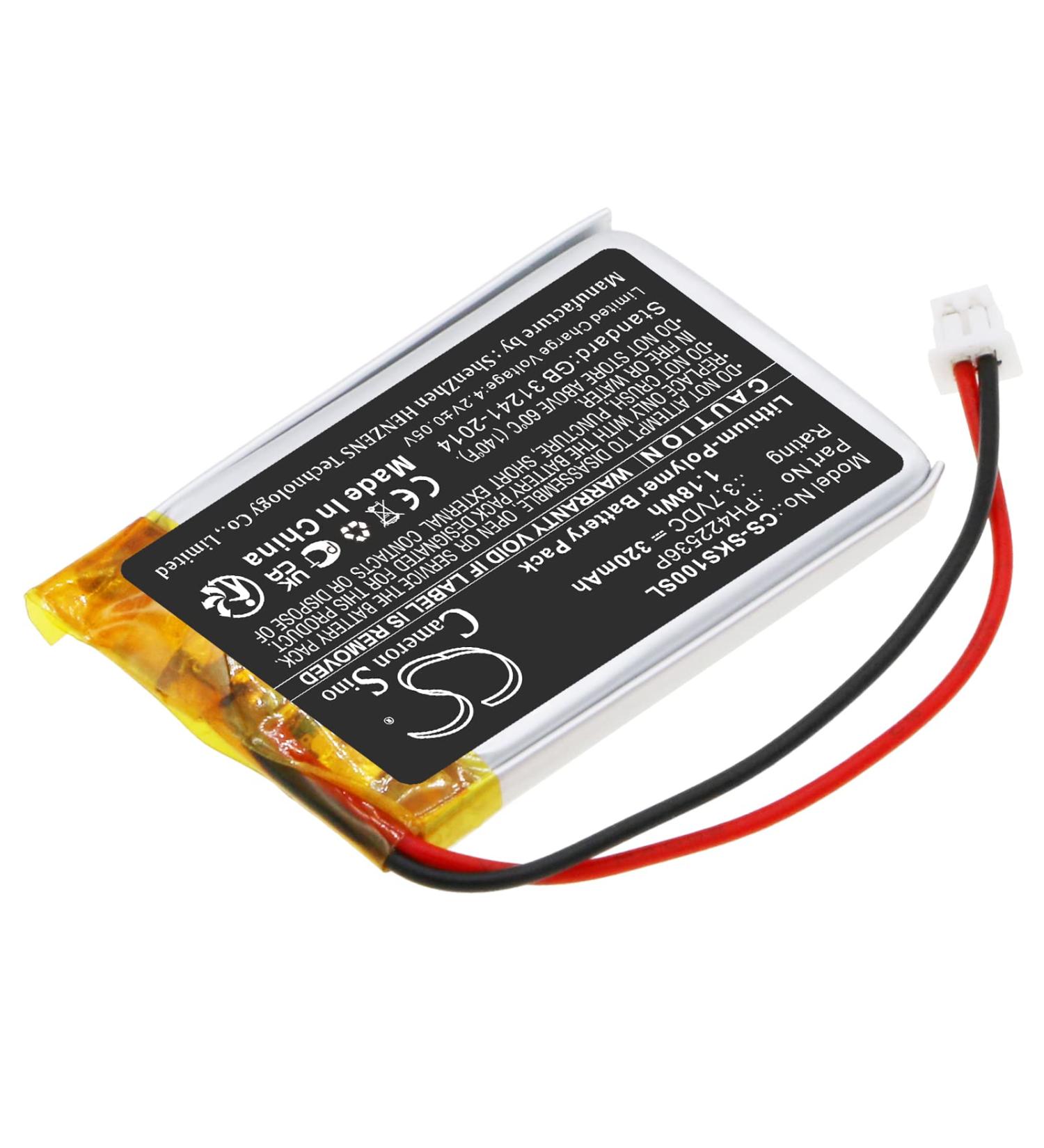 Replacement Battery for Skybell Slim Line Mounting Bracket - PH422536P 320mAh/3.7V - International Shipping Available - Buy Online on GoSupps.com