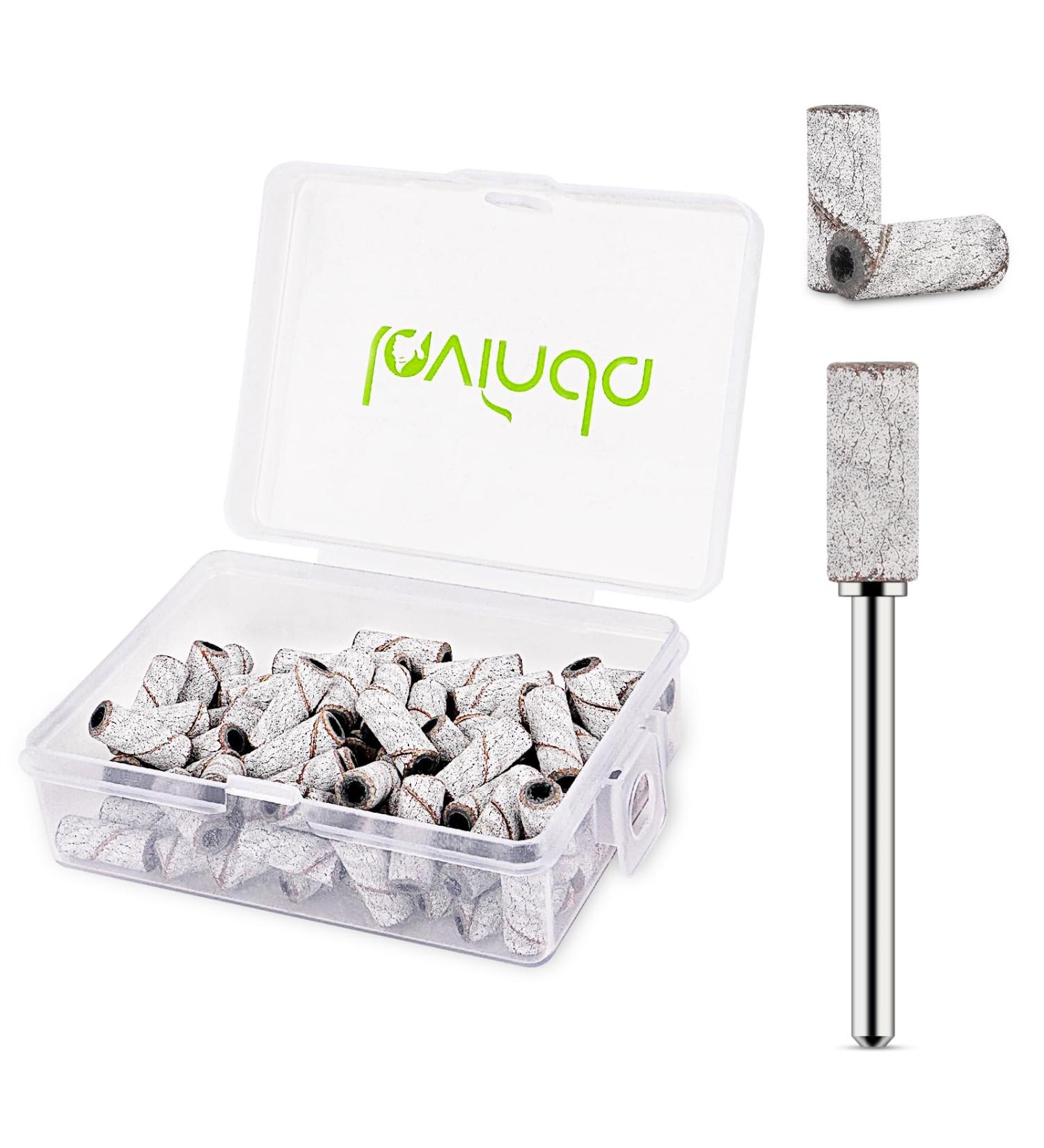 Buy Lavinda 80 Piece Small Sanding Bands - 180 Grit Zebra Nail Drill Bits for Acrylic Gel Removal & Nail Salon Use - International Shipping - Buy Online on GoSupps.com
