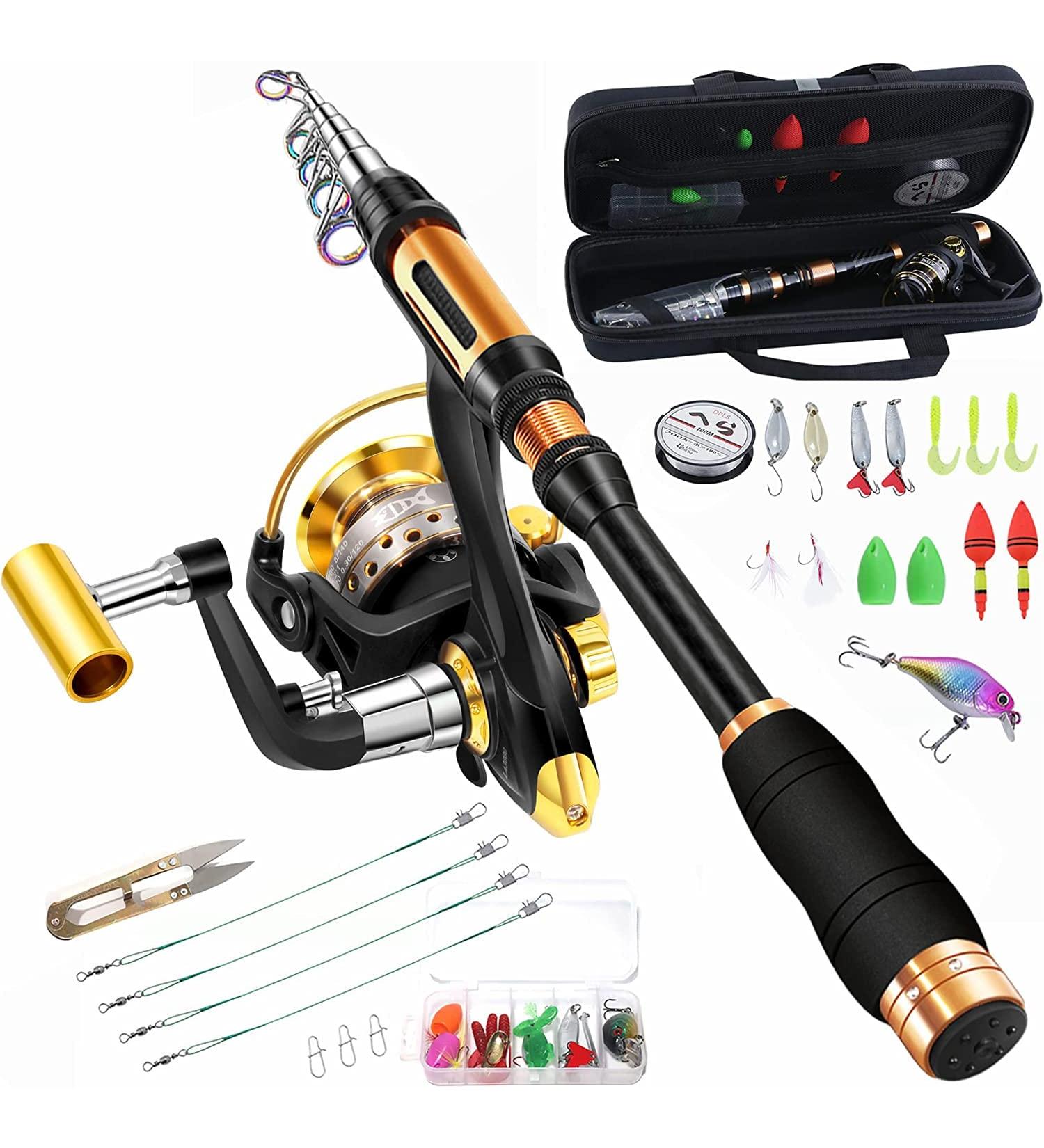 Buy BNTTTE Portable Telescopic Fishing Rod Combo - 1.8m Carbon Fishing Gear with Accessories - International Shipping Available - Buy Online on GoSupps.com