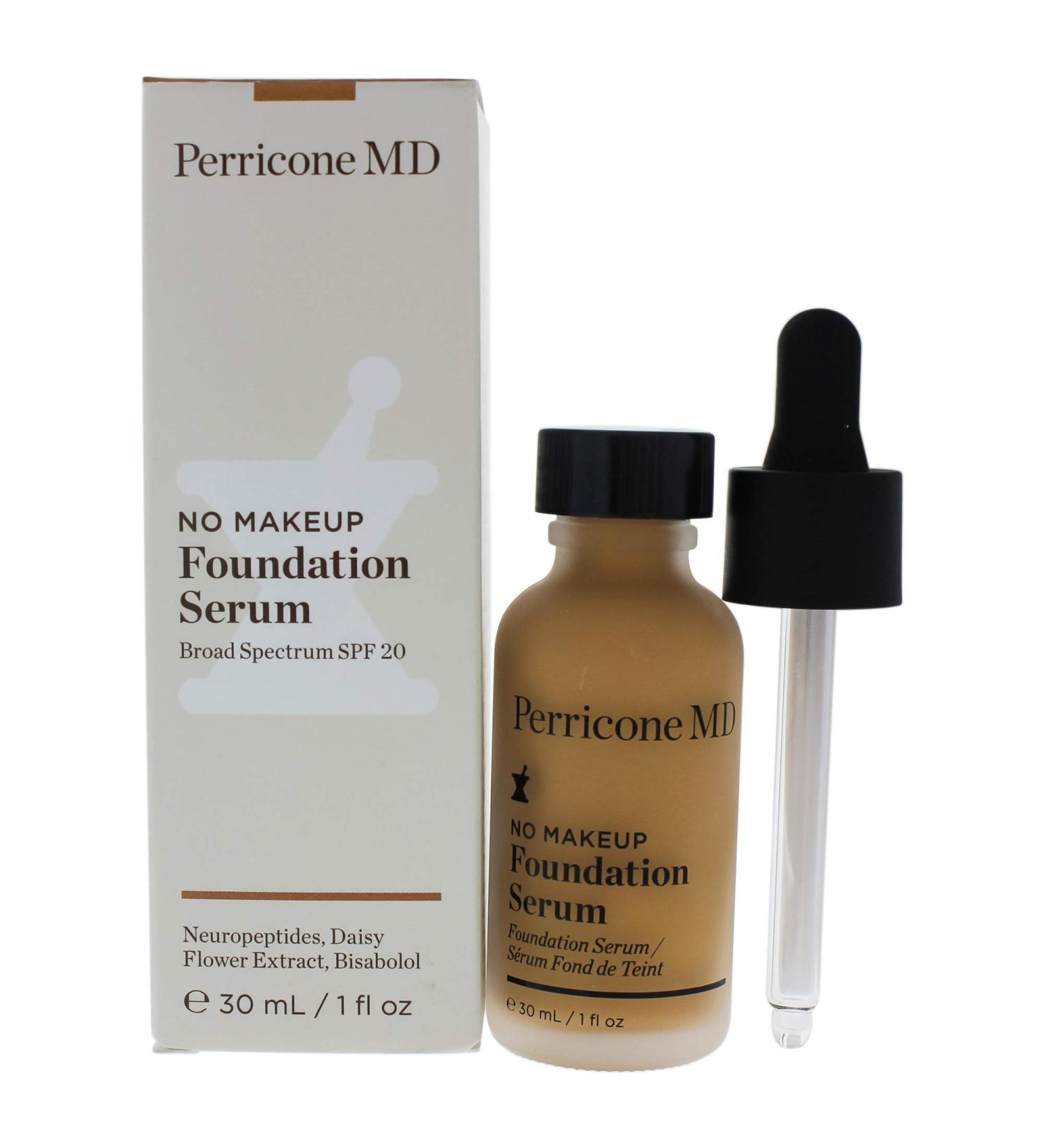 Perricone MD No Makeup Foundation Serum Broad Spectrum Nude - Lightweight & Protective - Buy Online on GoSupps.com