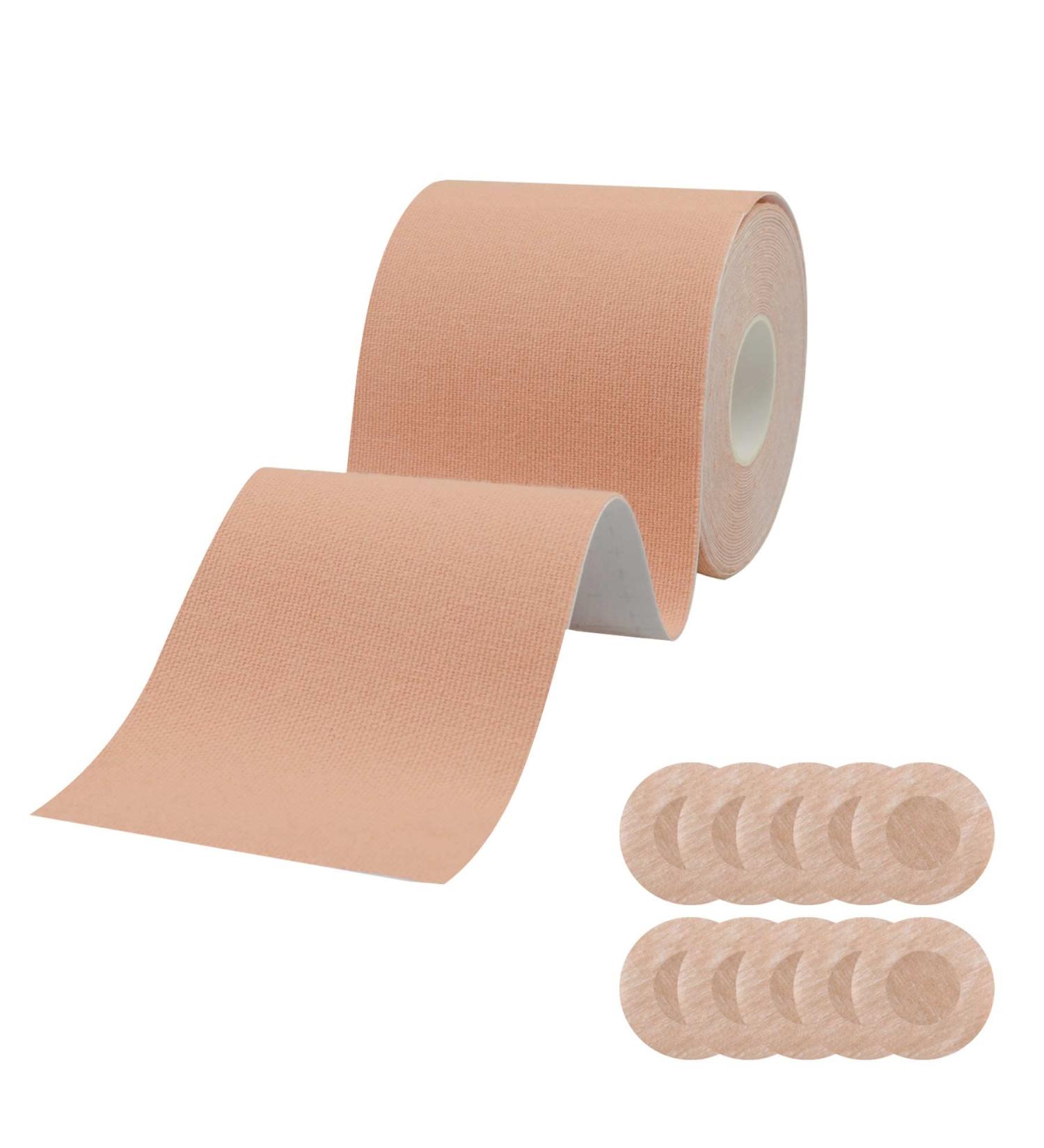 Boobtape for A-E Cups | Breathable Waterproof Breast Support Tape | Skin-Friendly Push Up Athletic Body Tape (3 x 197 in - Buy Online on GoSupps.com
