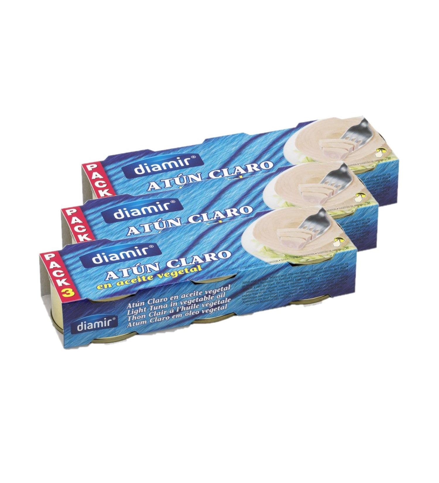 Lot 3x Light tuna - pack x3 - Case 240g