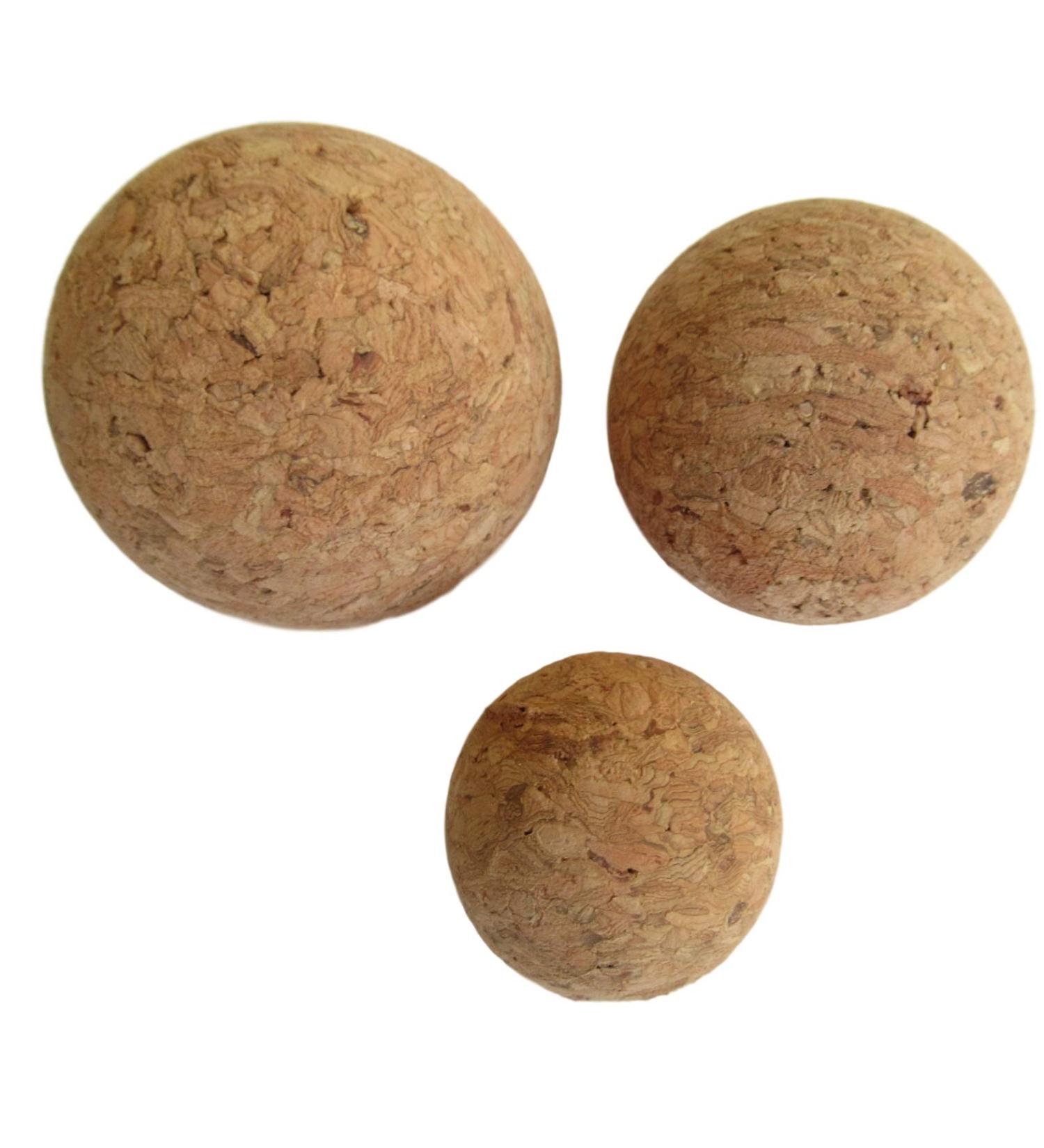 Mina-Industries 2 pieces cork ball cork ball cork 3cm or 4cm or 5cm 2 pieces - 5cm