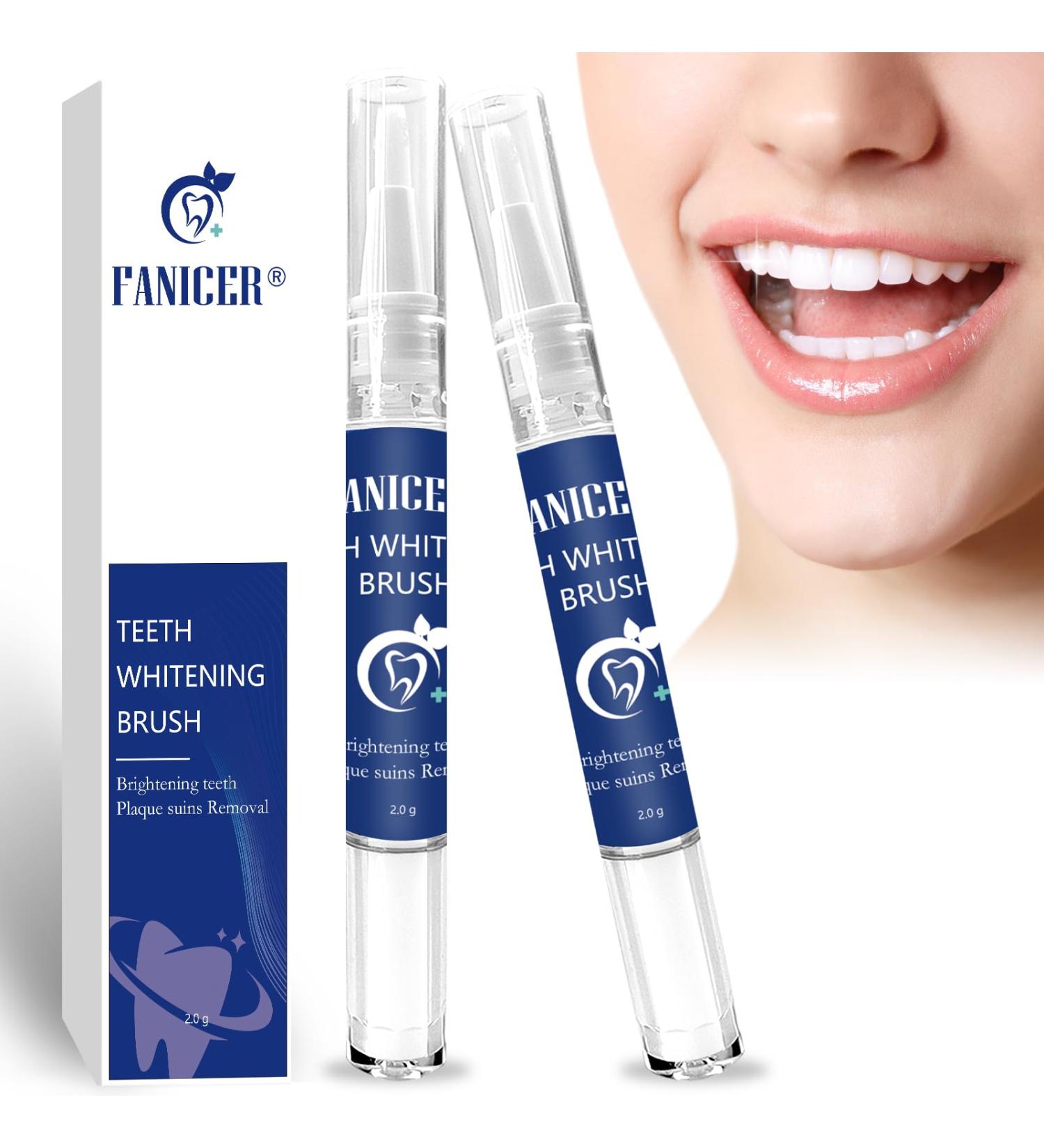 Teeth Whitening Stick Set - 2 Pieces for Tooth-Friendly Bleaching Gums Restoration & Stain Removal - Buy Online on GoSupps.com