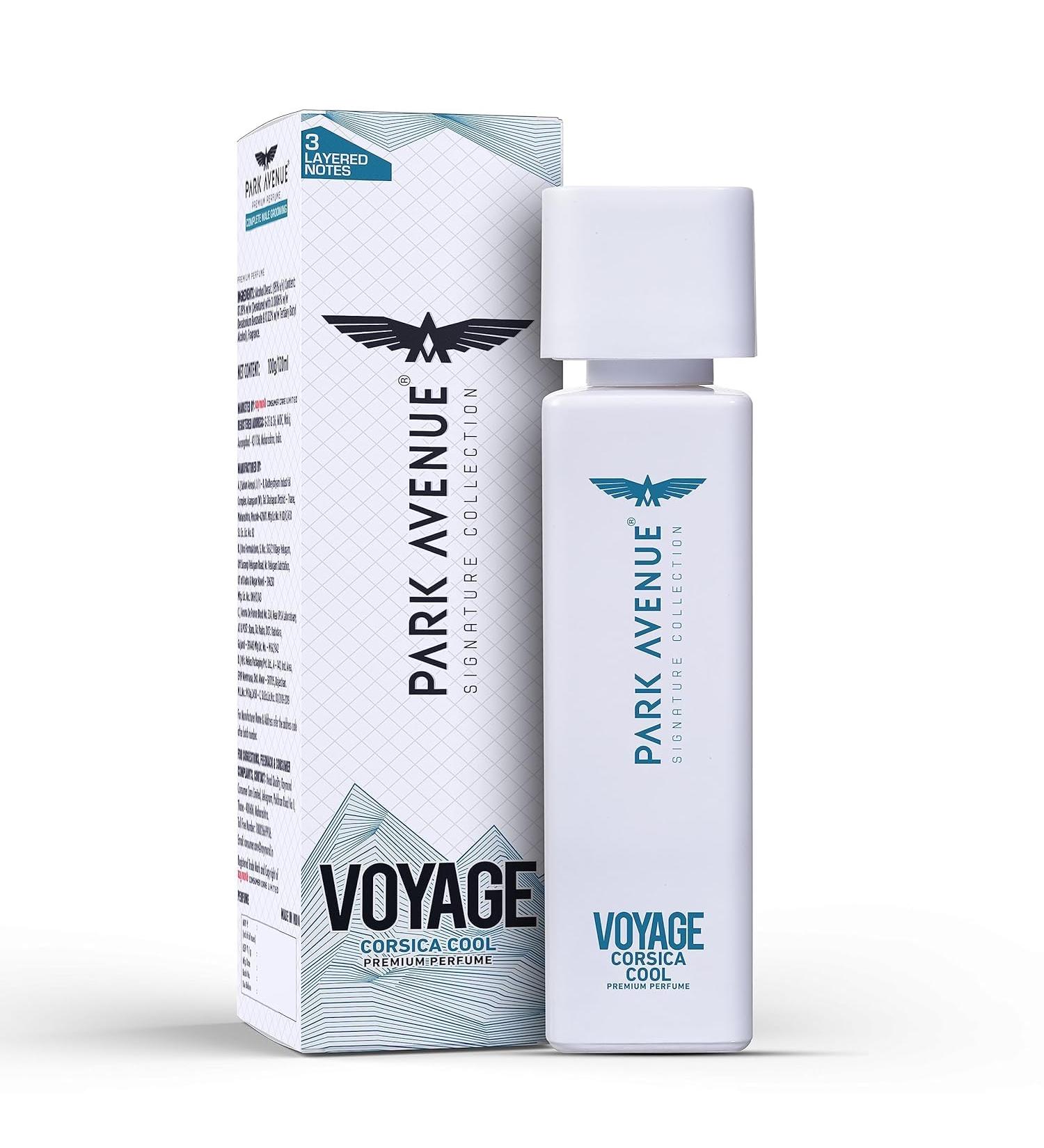 Park Avenu Men Voyage Signature Collection | Liquid Perfume | Fresh Long-Lasting Aroma Corsica Cool Premium Liquid Perfume | 120Ml (4.06 fl.oz.) - Buy Online on GoSupps.com