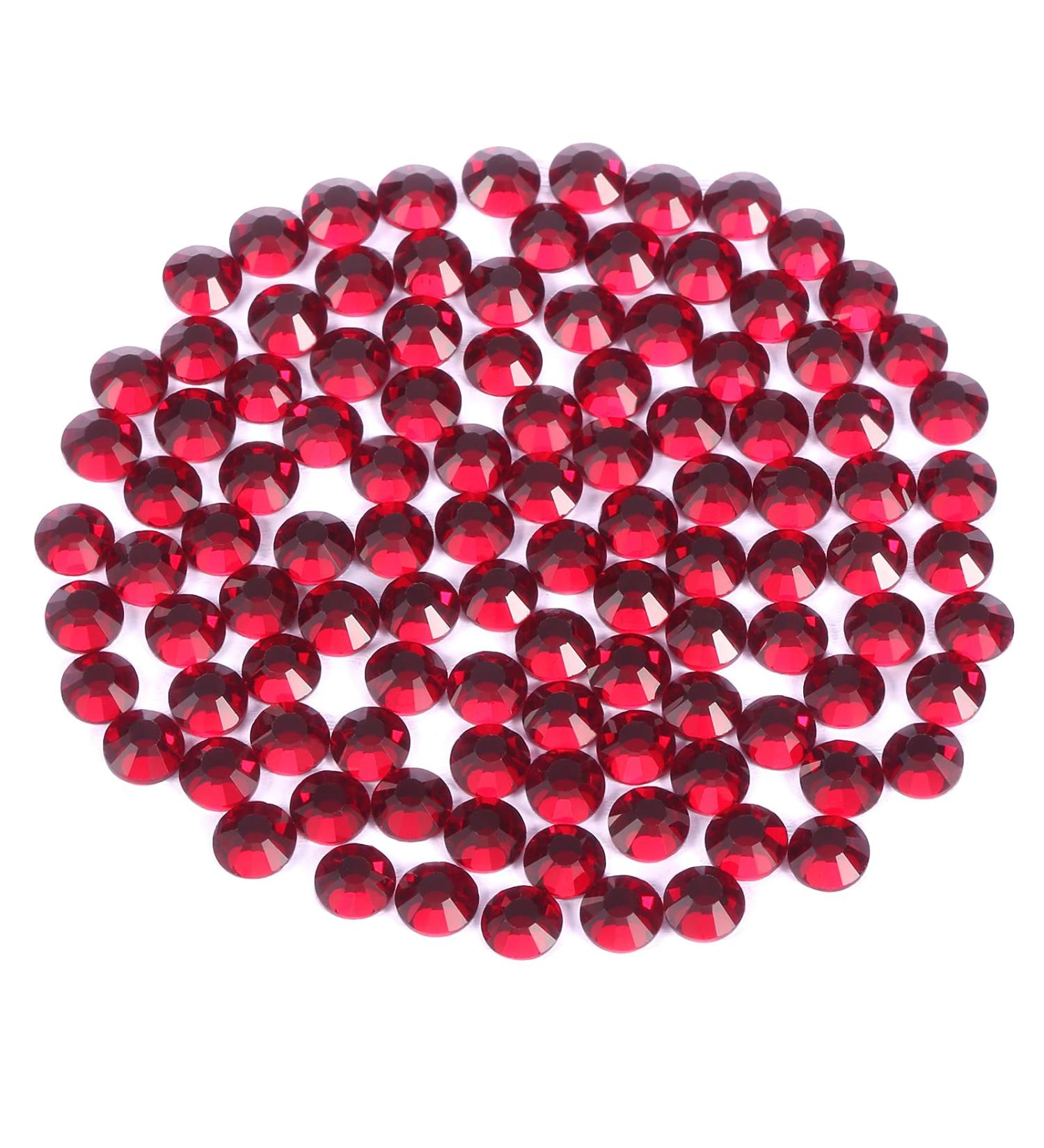 YHMQ 576PCS Rhinestones & Nail Crystals - SS30 Siam & PDZ for Stunning Nail Art | International Shipping - Buy Online on GoSupps.com