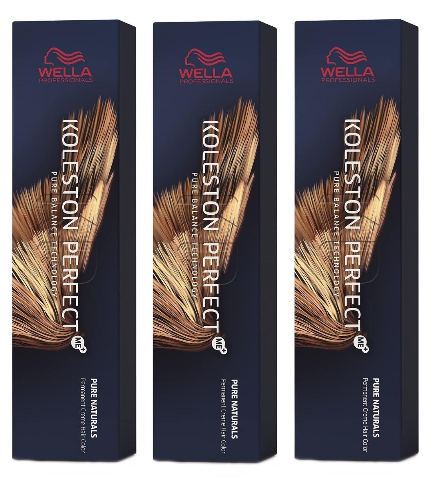 3er Wella Koleston Perfect ME+ 10/96 Light Blonde Cendre Violet 60 ml