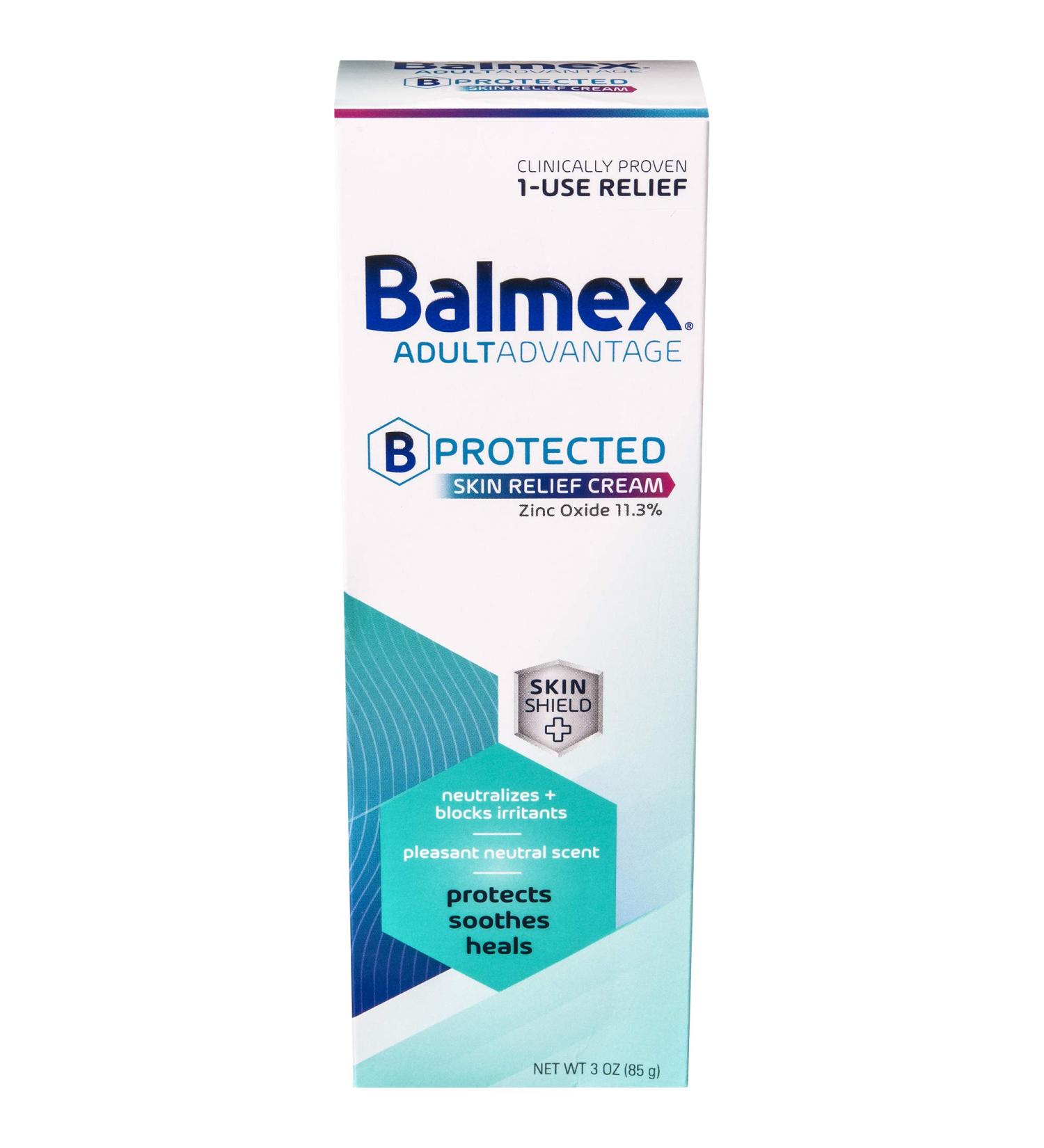 Balmex Adultadvantage Bprotected Skin Relief Cream with Skinshield Technology 3oz - Buy Online on GoSupps.com