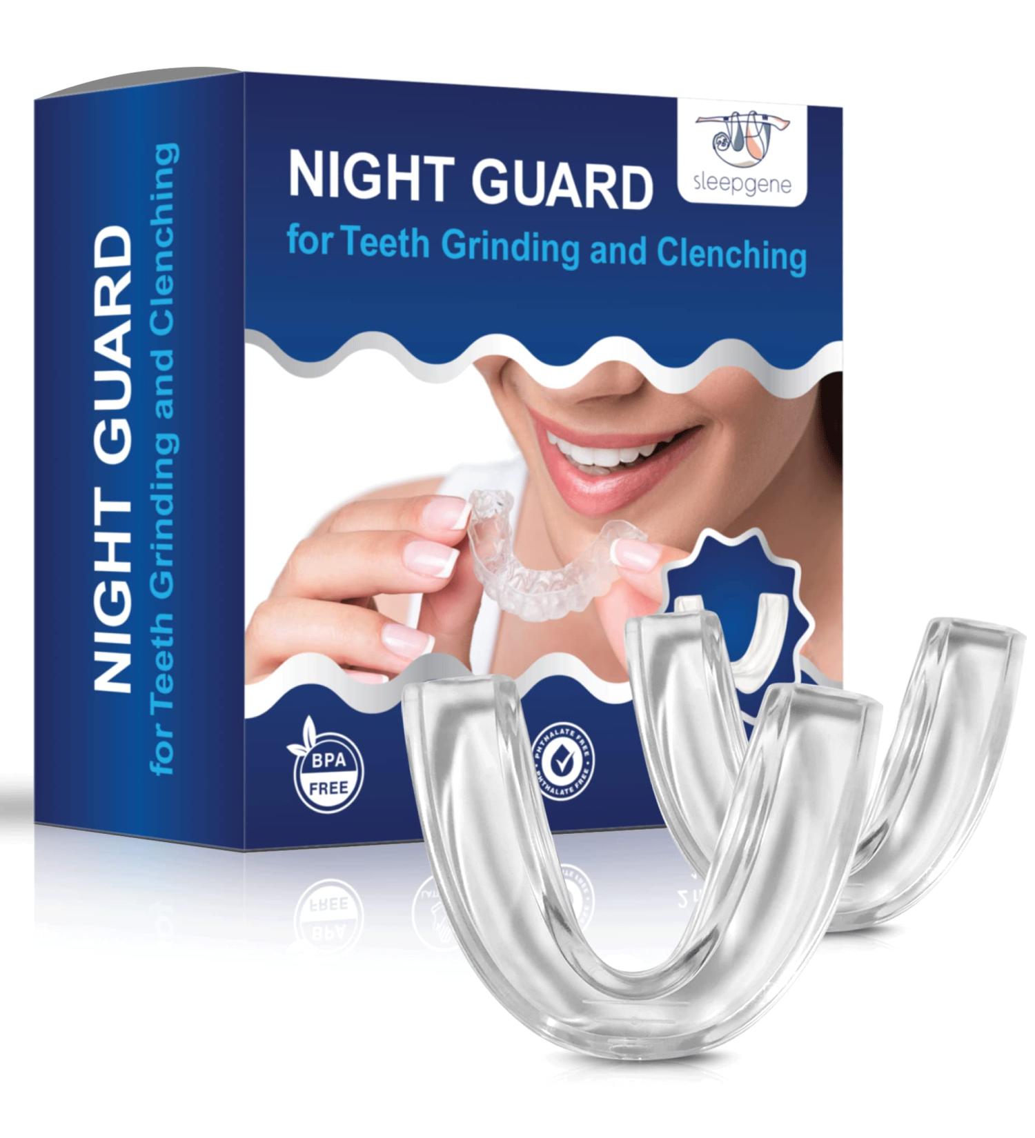 Sleepgene Dental Night Guard - BPA-Free Moldable Mouth Guard for Teeth Grinding - Promotes Deep Sleep - Includes Hygienic Storage Case (Small) - Buy Online on GoSupps.com