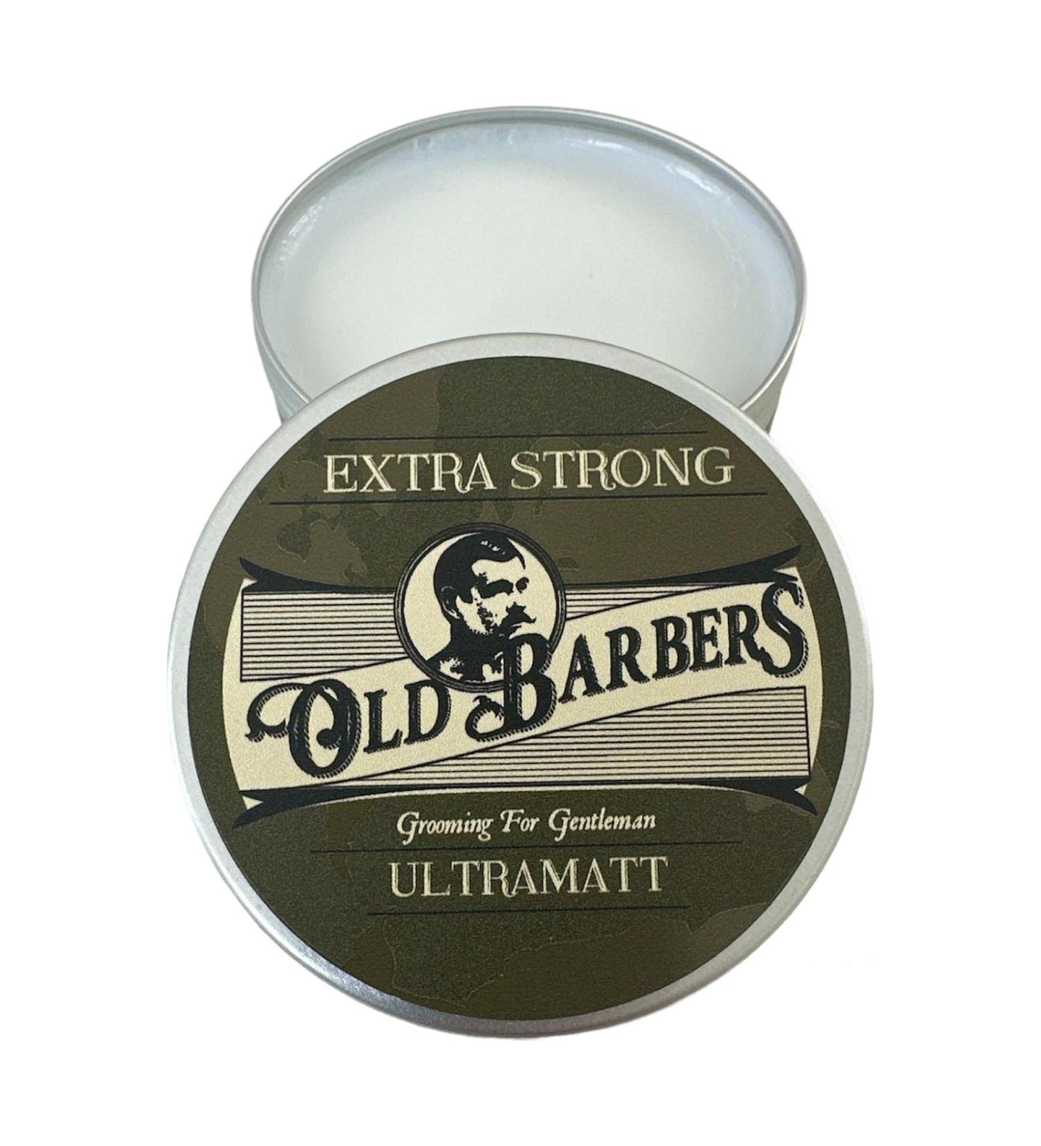 Old Barbers Ultra Matte Hair Wax with Extra Strong Hold – In Aluminum Tin – 100ml – Made in Italy