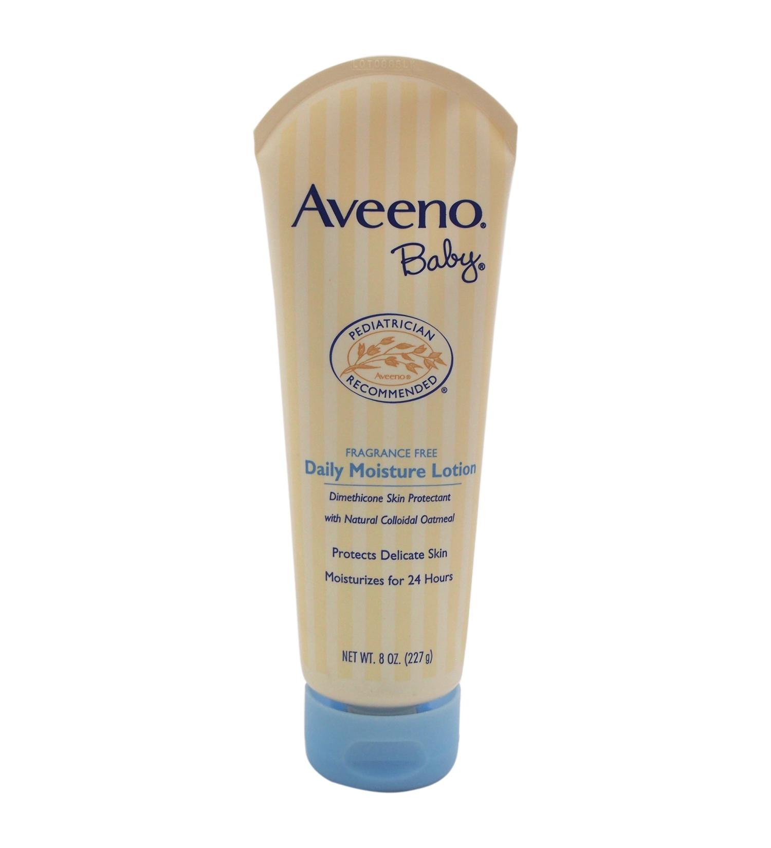 Aveeno Baby Daily Moisture Lotion Fragrance Free 8-Ounce Tubes (Pack of 6) - Set of 6 Tubes - Buy Online on GoSupps.com