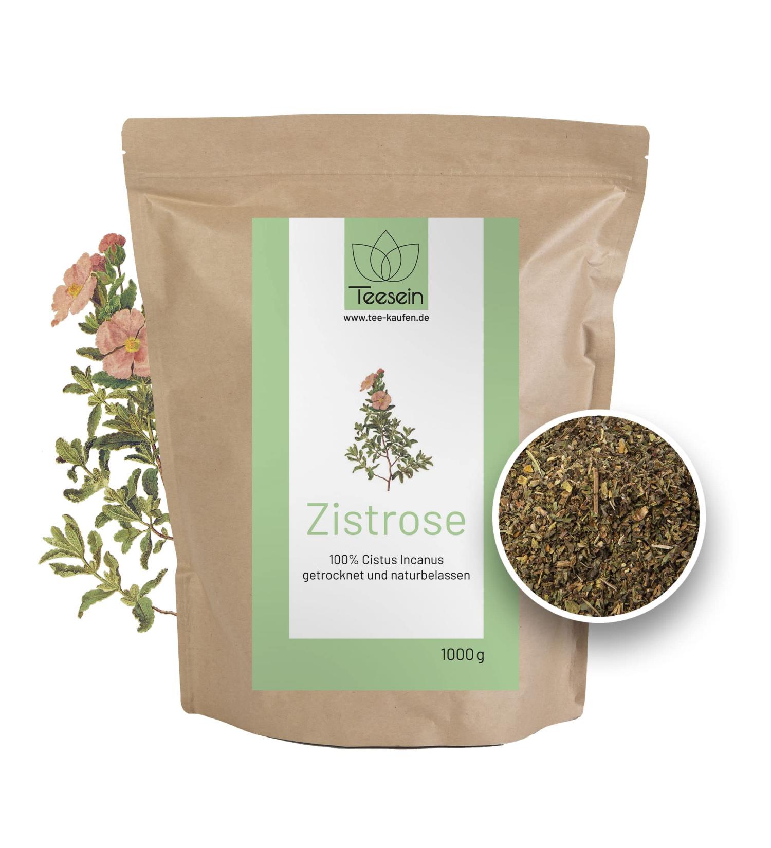 Teesein Cistus Tea 1000g | 100% Natural & Untreated Cistus Herb | Directly from the Farmer - Shop Now! - Buy Online on GoSupps.com