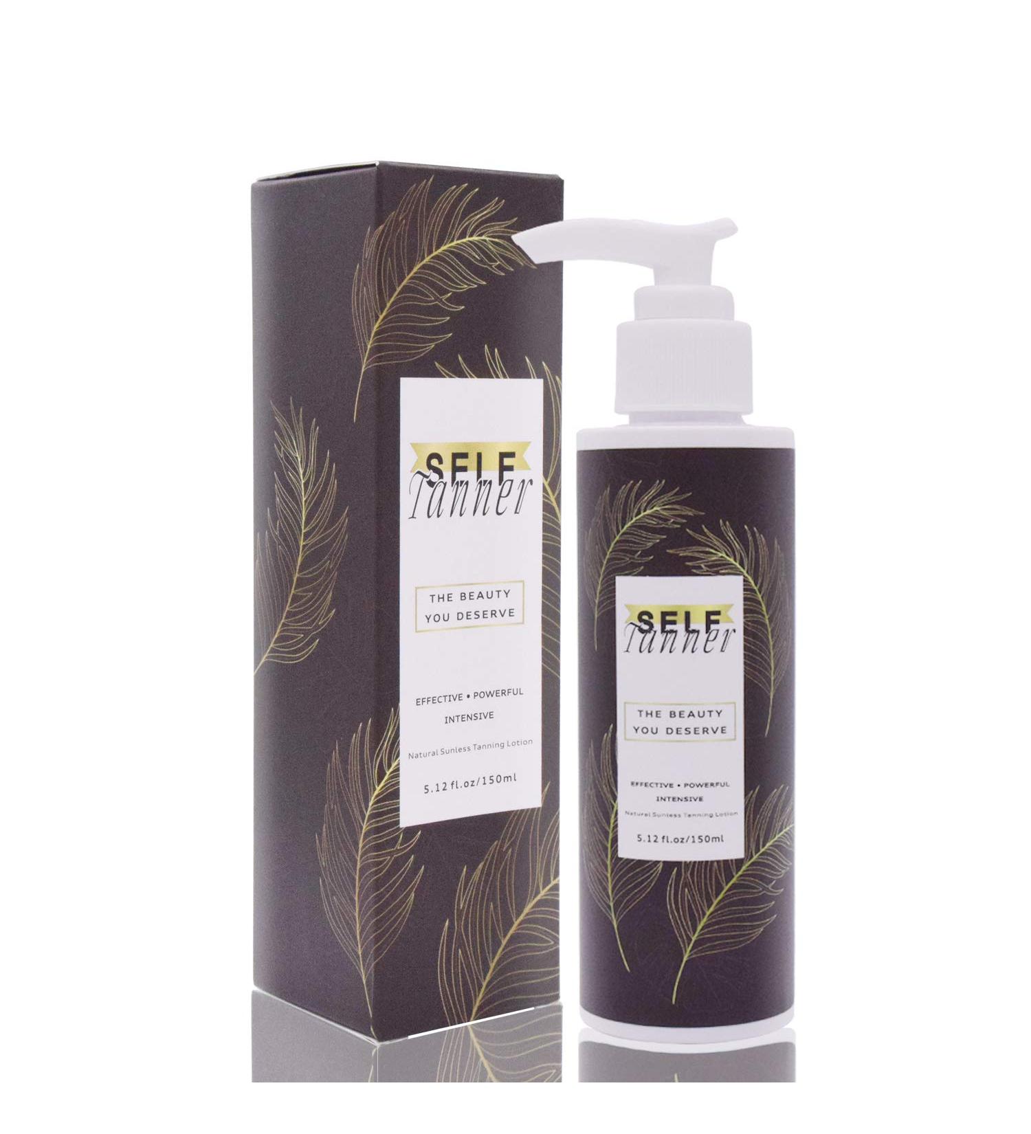 Best Self Tanner - Natural Sunless Tanning Lotion for Face & Body Non-Irritating Bronzer for Medium to Dark Skin (5.12 fl oz) - Shop Internationally - Buy Online on GoSupps.com