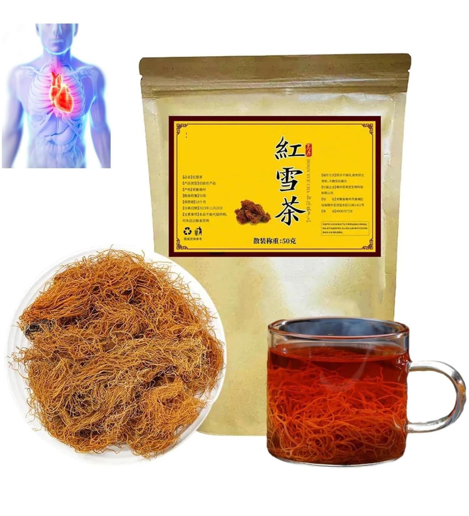 Goniome Golden Silk Red Snow Tea Senusto Red Snow Tea Natural Red Snow Tea Unique Chinese Tea 50g/Bag Precious Highland Wildlife Red Snow Tea Unique Chinese Tea (1 PCS) - Buy Online on GoSupps.com