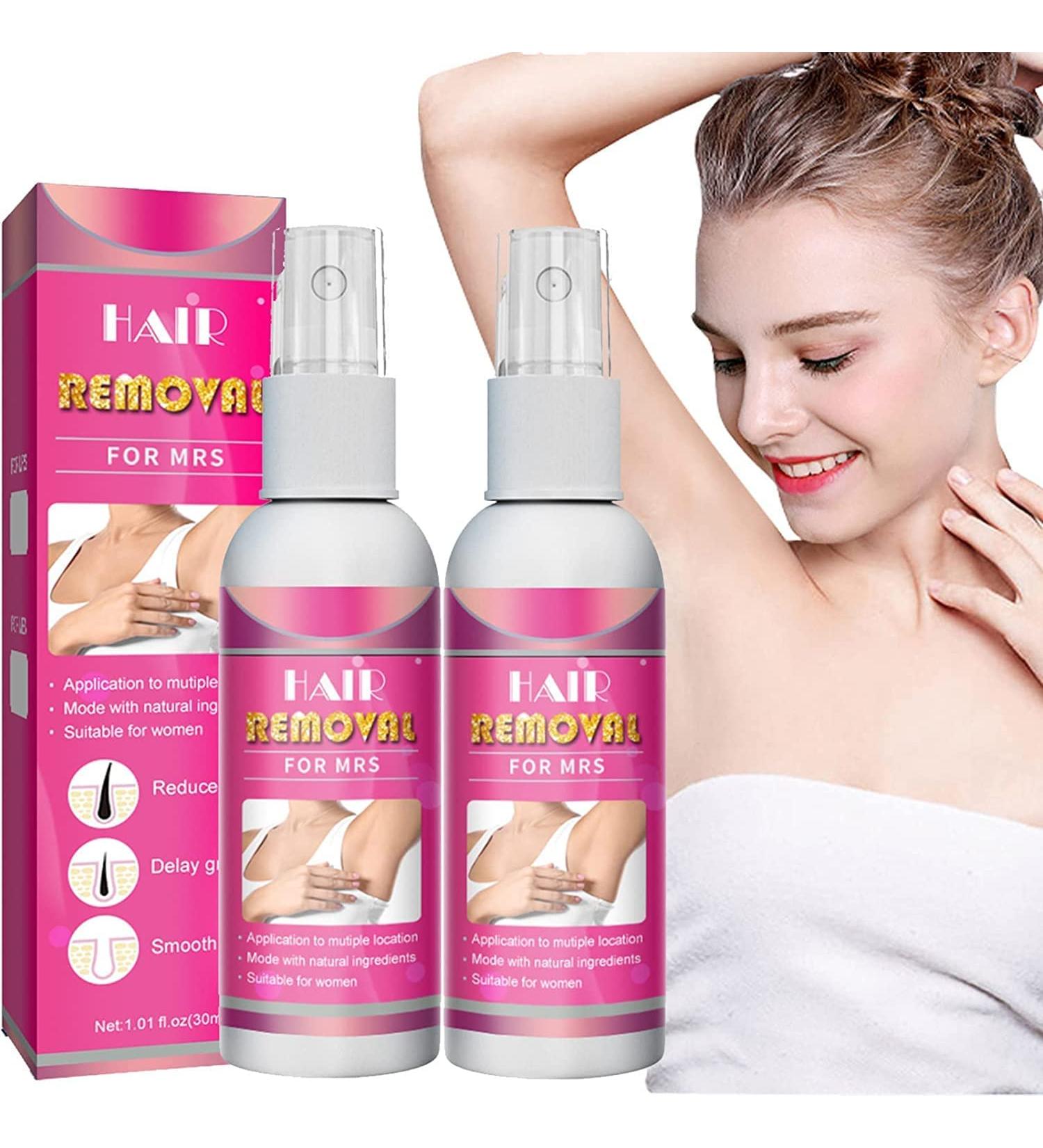 2 Pcs 2023 Nouveau Spray D' pilation Semi-Permanente Junrinogin Spray D' pilation pour Le Corps Spray D' pilation Permanent Naturel Moussant Facile (Woman) - Buy Online on GoSupps.com