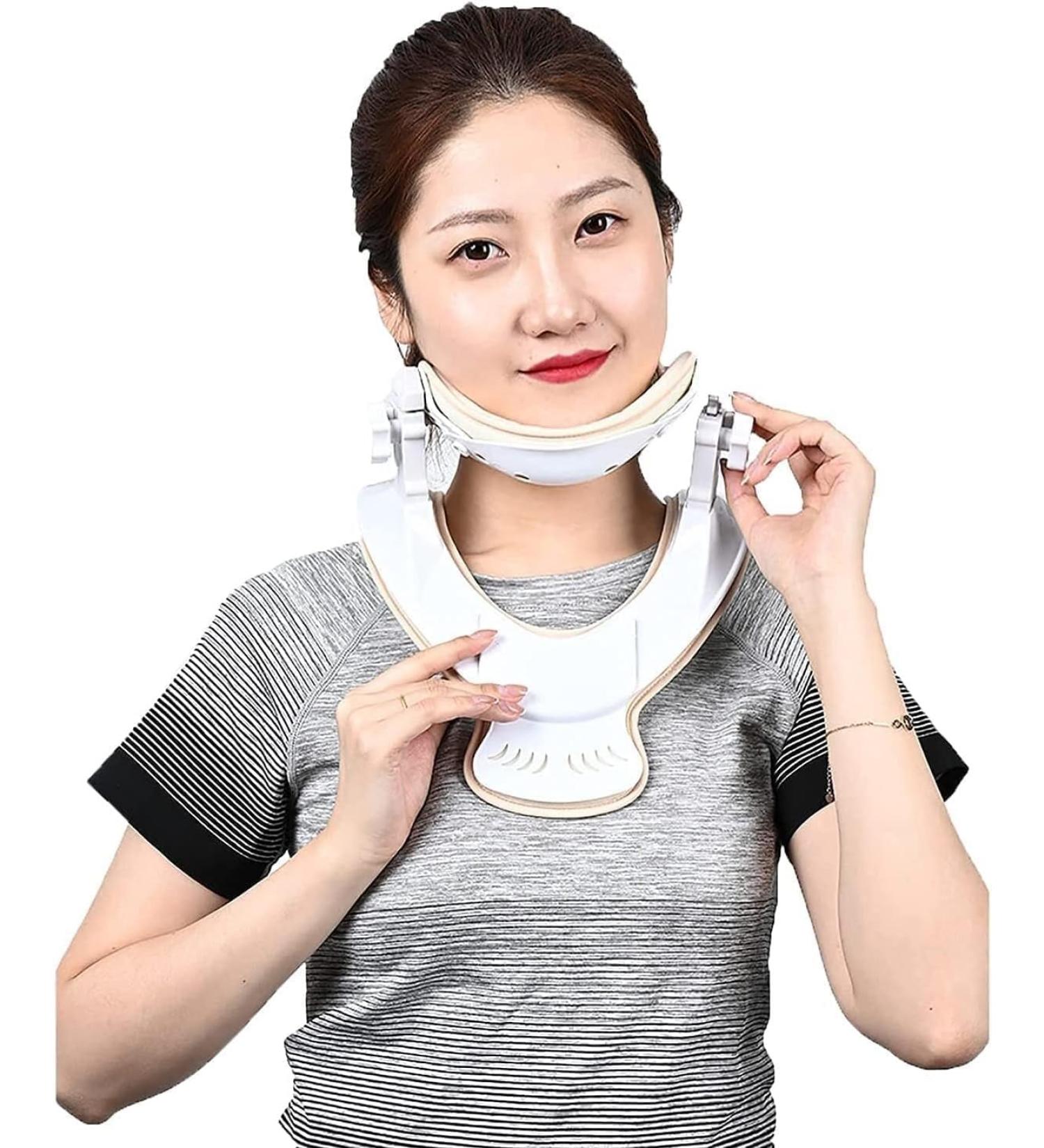 Jlasdr Neck Protection Neckwear | Adjustable Cervical Neckrest for Postoperative Comfort | Ideal for Office Workers & Students (Size: S) - Buy Online on GoSupps.com
