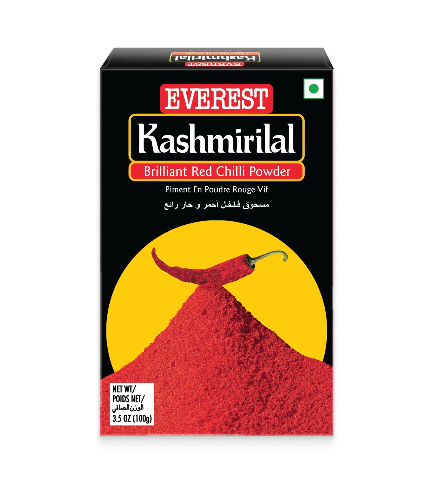 Everest Powder Kashmirilal Ground Chilly 100g Carton - Buy Online on GoSupps.com