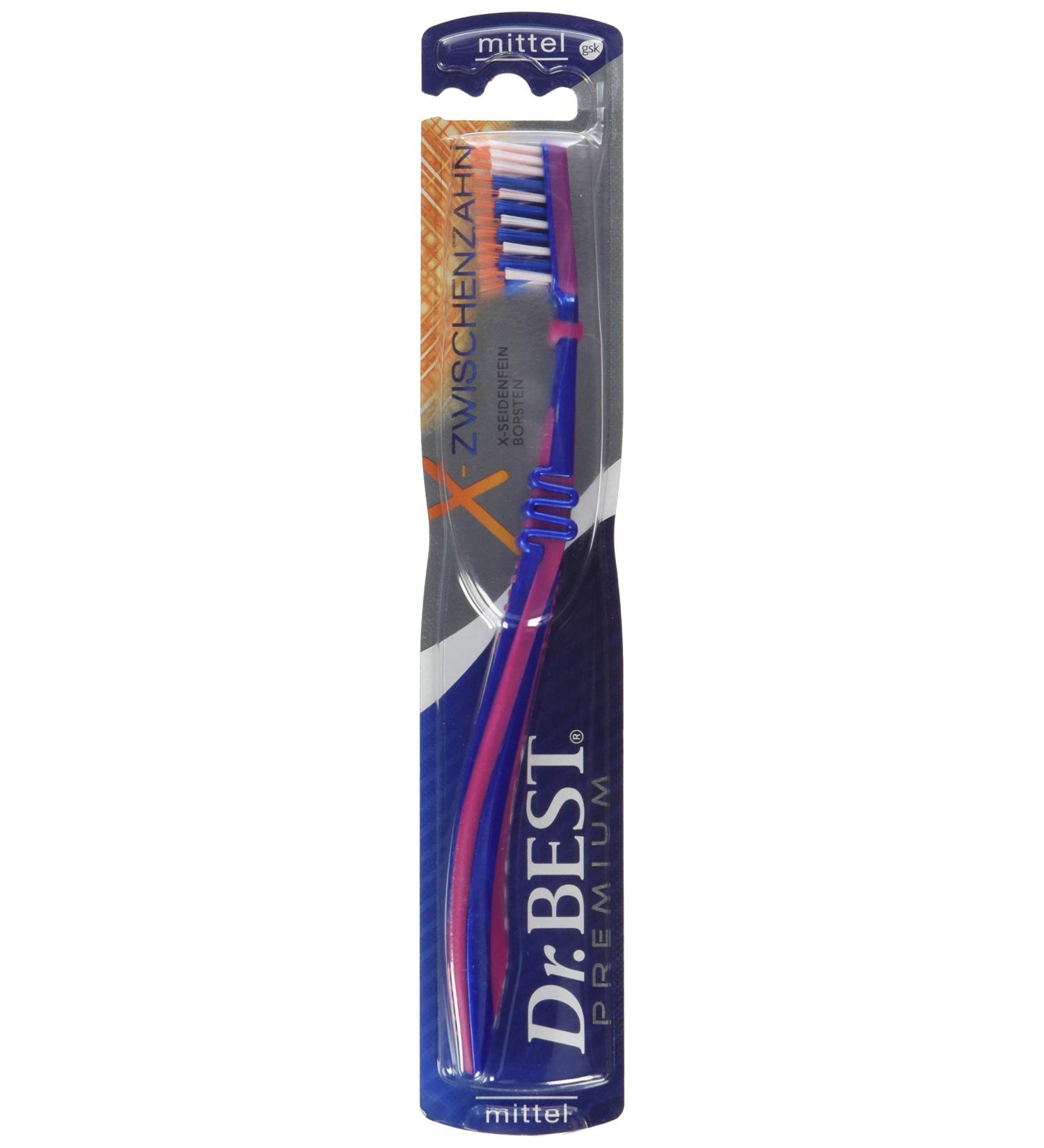 Dr. BEST X-Interdental Toothbrush - Medium | Optimal Cleaning for Interdental Spaces | 1 Piece - Buy Online on GoSupps.com