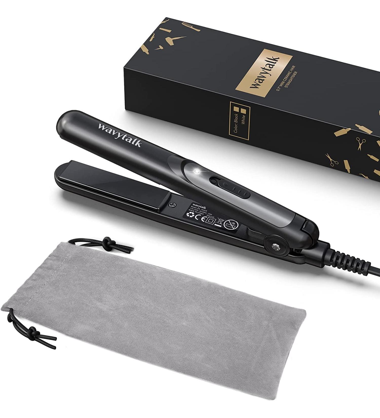 Wavytalk Mini Hair Straightener for Short Hair - Ceramic Compact Black | Best International Shipping Available - Buy Online on GoSupps.com