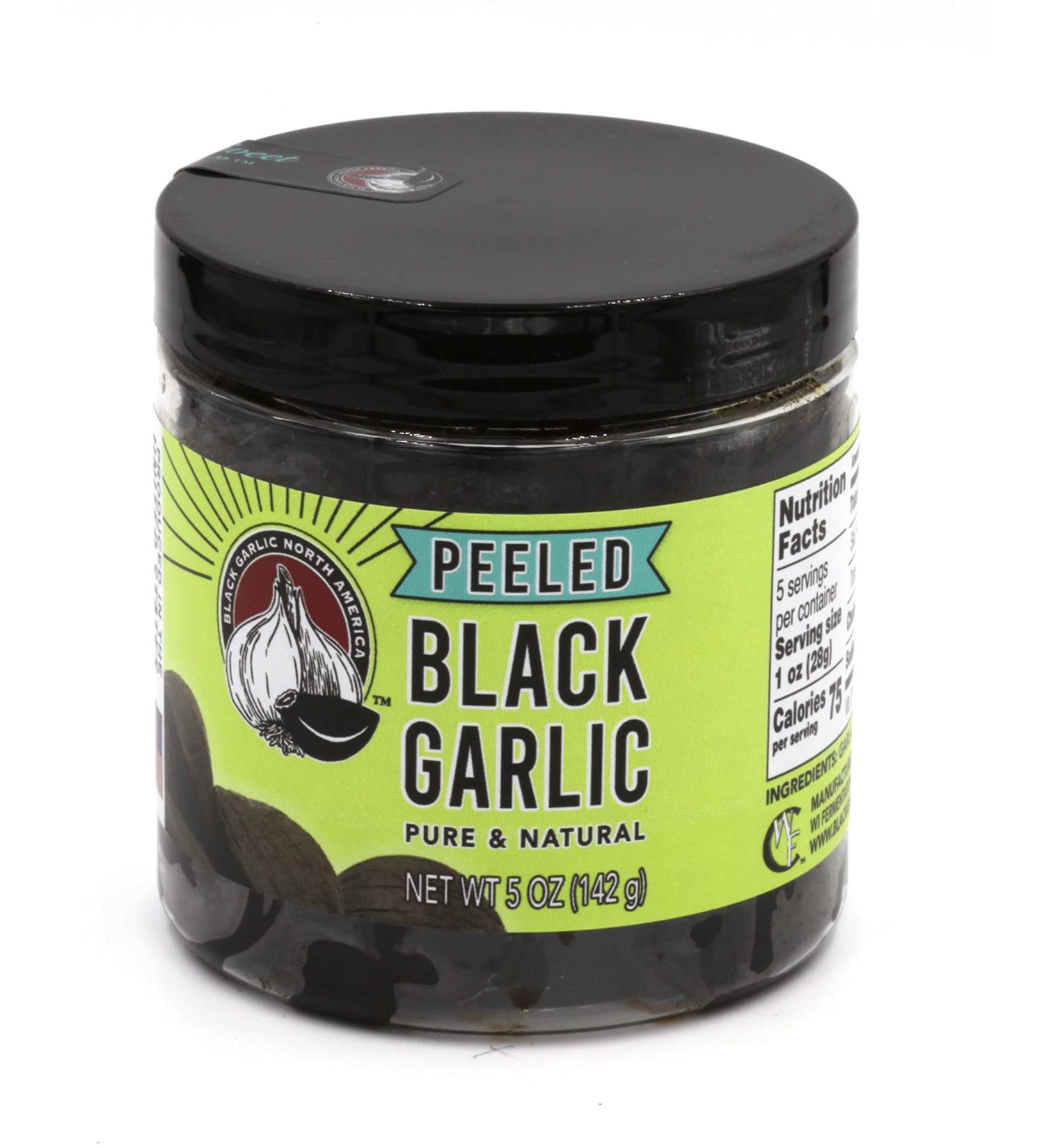 Peeled Black Garlic (5 oz.) - Kosher Certified | Premium Quality - Buy Online on GoSupps.com