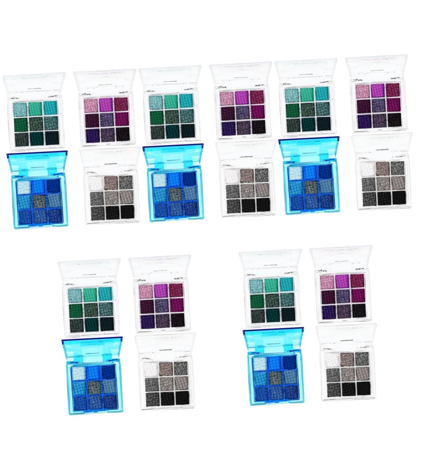 Hemoton 20 Pcs Eye Shadow Palette Makeup Palette Eyeshadow Palette Eyeshadow Glitter Palette Plastic 1 count (Pack of 1) Multix5pcs - Buy Online on GoSupps.com
