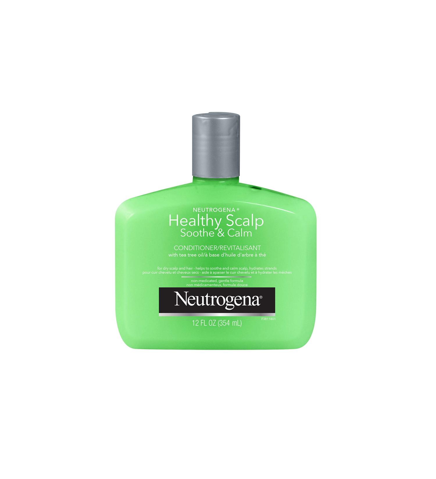 Neutrogena Soothing & Calming Healthy Scalp Conditioner to Moisturize Dry Scalp & Hair with Tea Tree Oil pH-Balanced Paraben-Free & Phthalate-Free Safe for Color-Treated Hair 354 ml. Conditioner Green - Buy Online on GoSupps.com