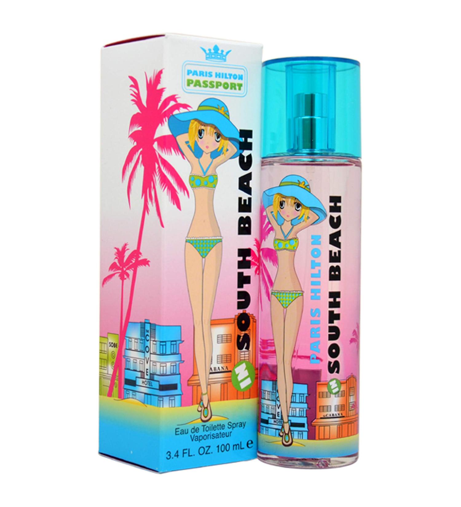 Paris Hilton Passport South Beach 3.4 Oz Eau De Toilette Spray | Fragrance For Women