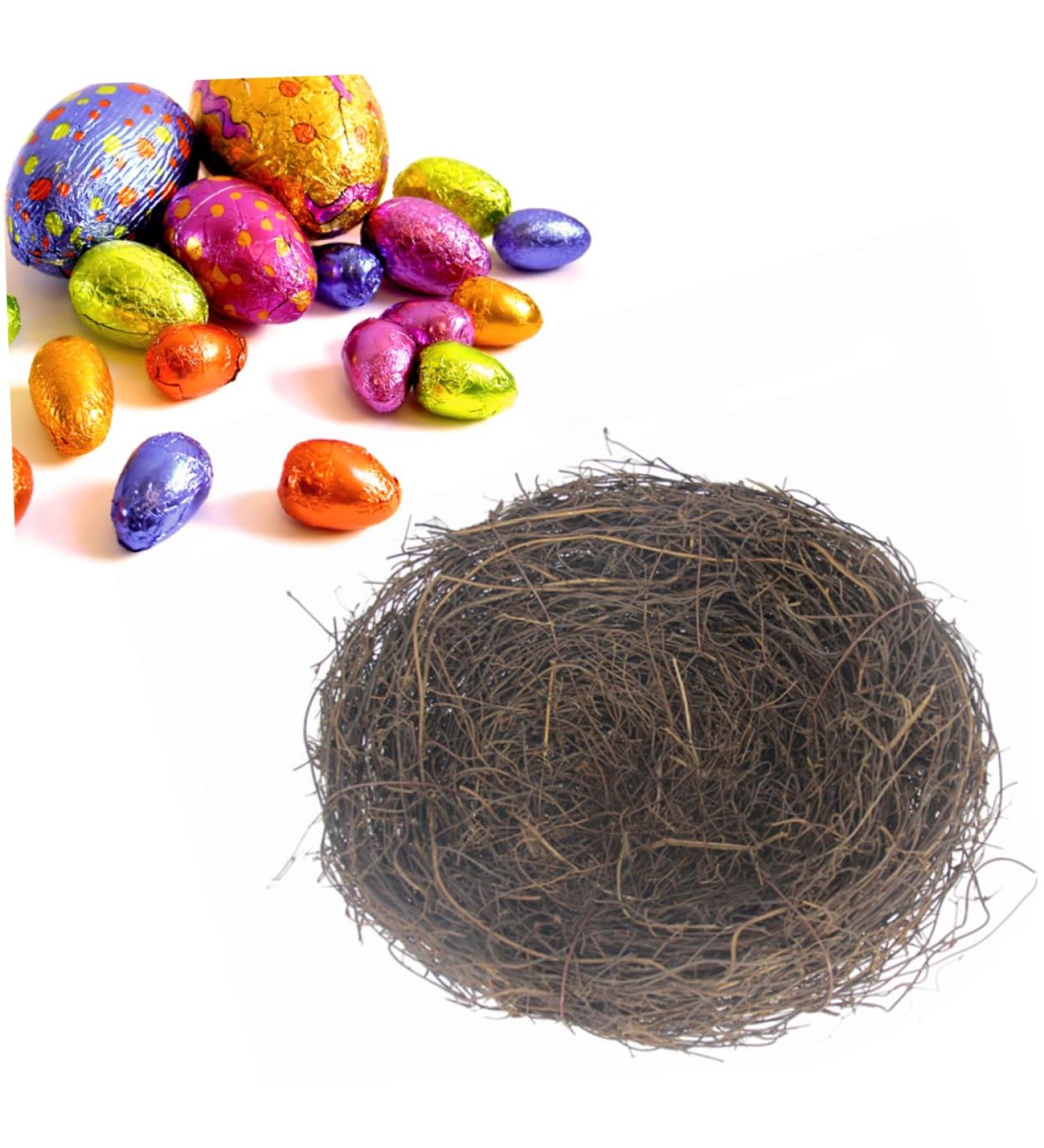 Buy Wofashpuret Artificial Spring Branches & Bird Nest Decor - 20cm Floral Moss Decoration for Home & Garden - Buy Online on GoSupps.com