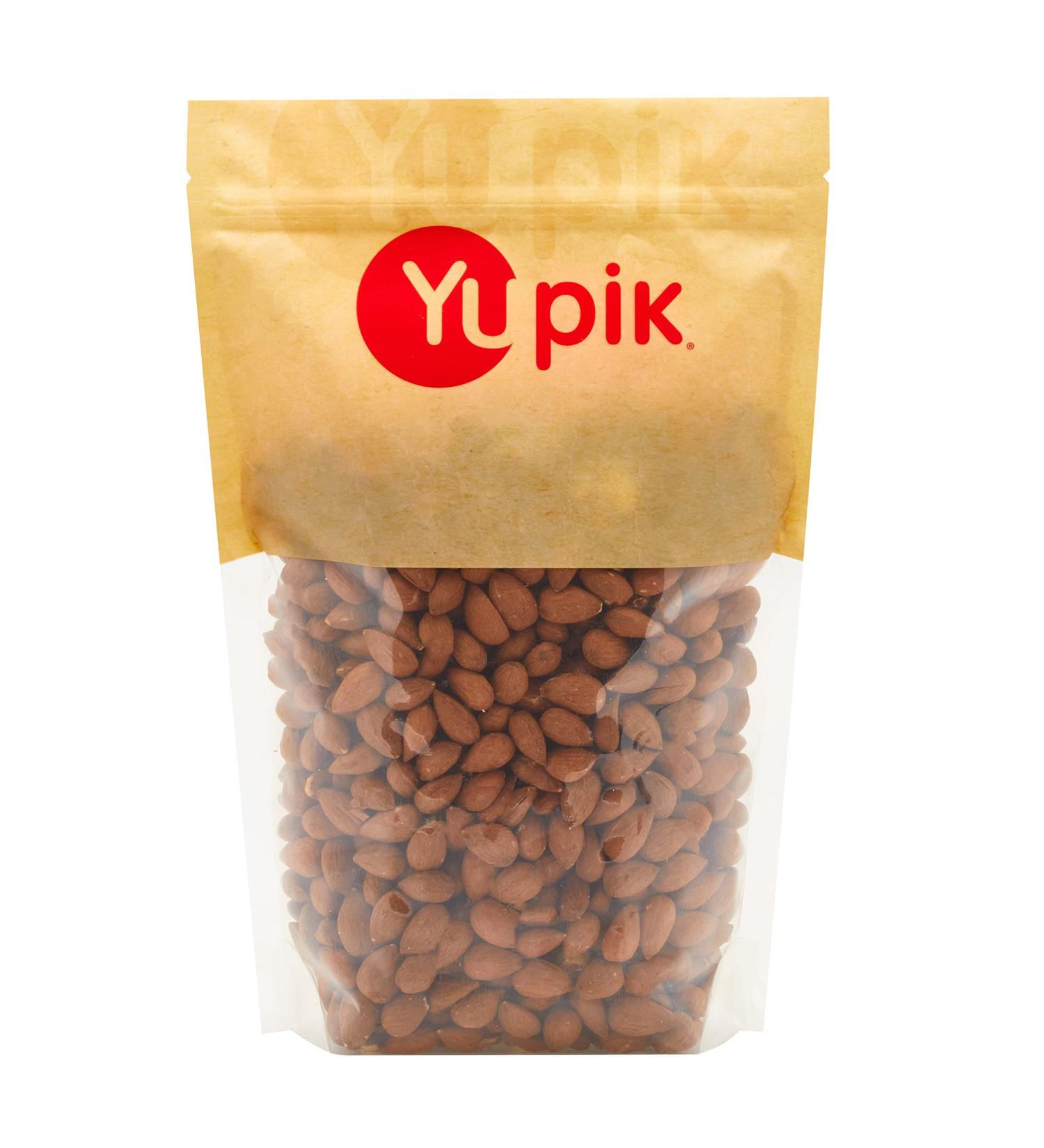 Yupik Dry Roasted Almonds 1 kg Gluten-Free Vegan Kosher Whole Nuts Lightly Roasted Oil-Free Unsalted Crunchy Almonds Healthy Snacks 1 kg (Pack of 1) - Buy Online on GoSupps.com