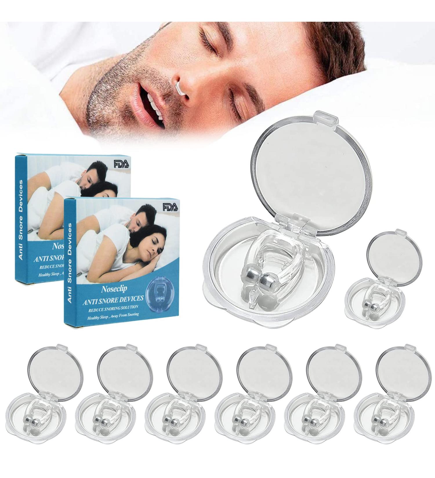 8pcs Magnetic Anti Snoring Devices - Nasal Dilator Clips for Men and Women | Stop Snoring Aid for Better Breathing and Comfortable Sleep - Buy Online on GoSupps.com