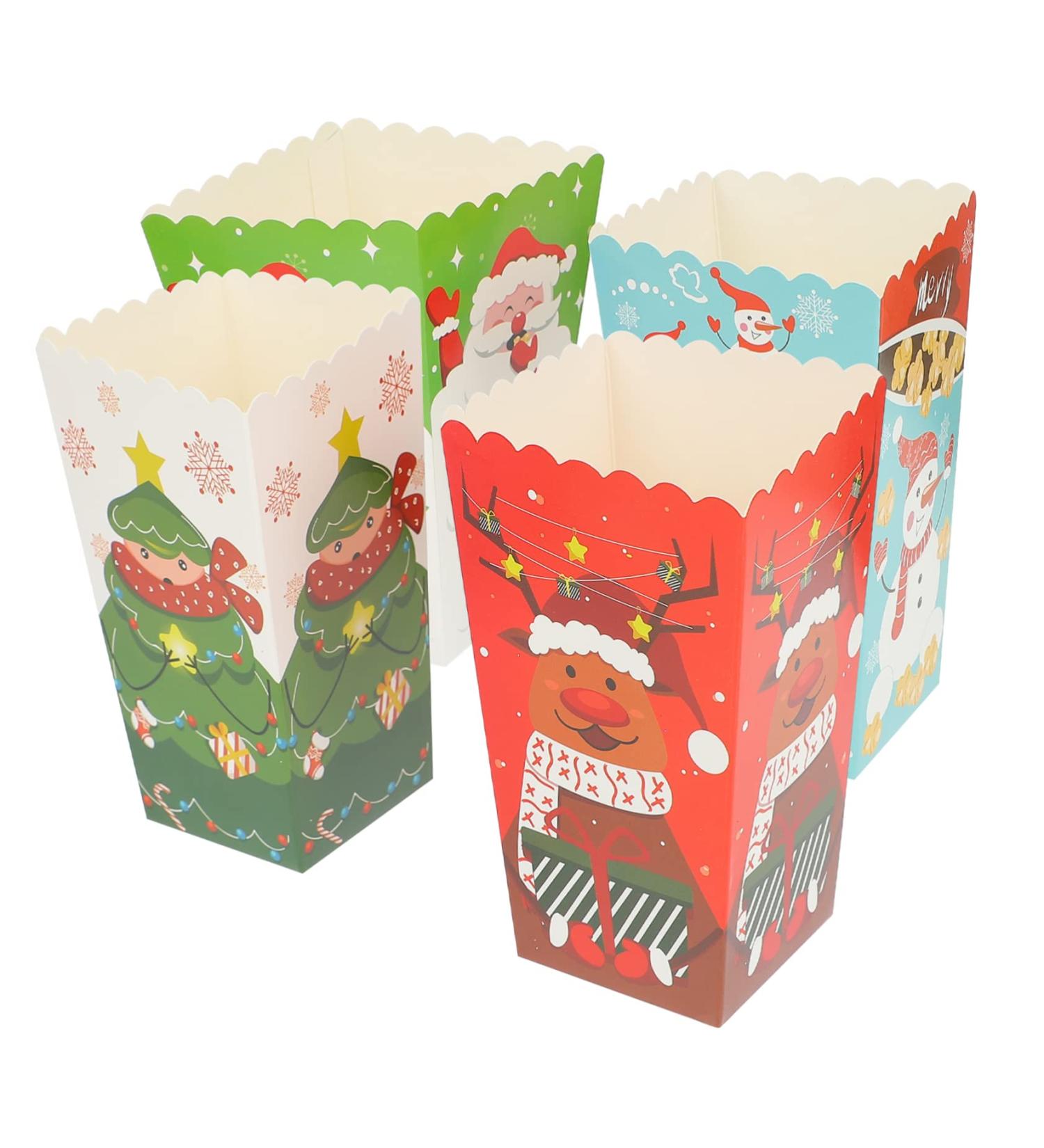 SOLUSTRE 12pcs Boxes storage box biscuit Elk candy candy box paper gift box Christmas sweet bags baking biscuit packing case dessert stylish storage boxes cookie packaging boxes - Buy Online on GoSupps.com
