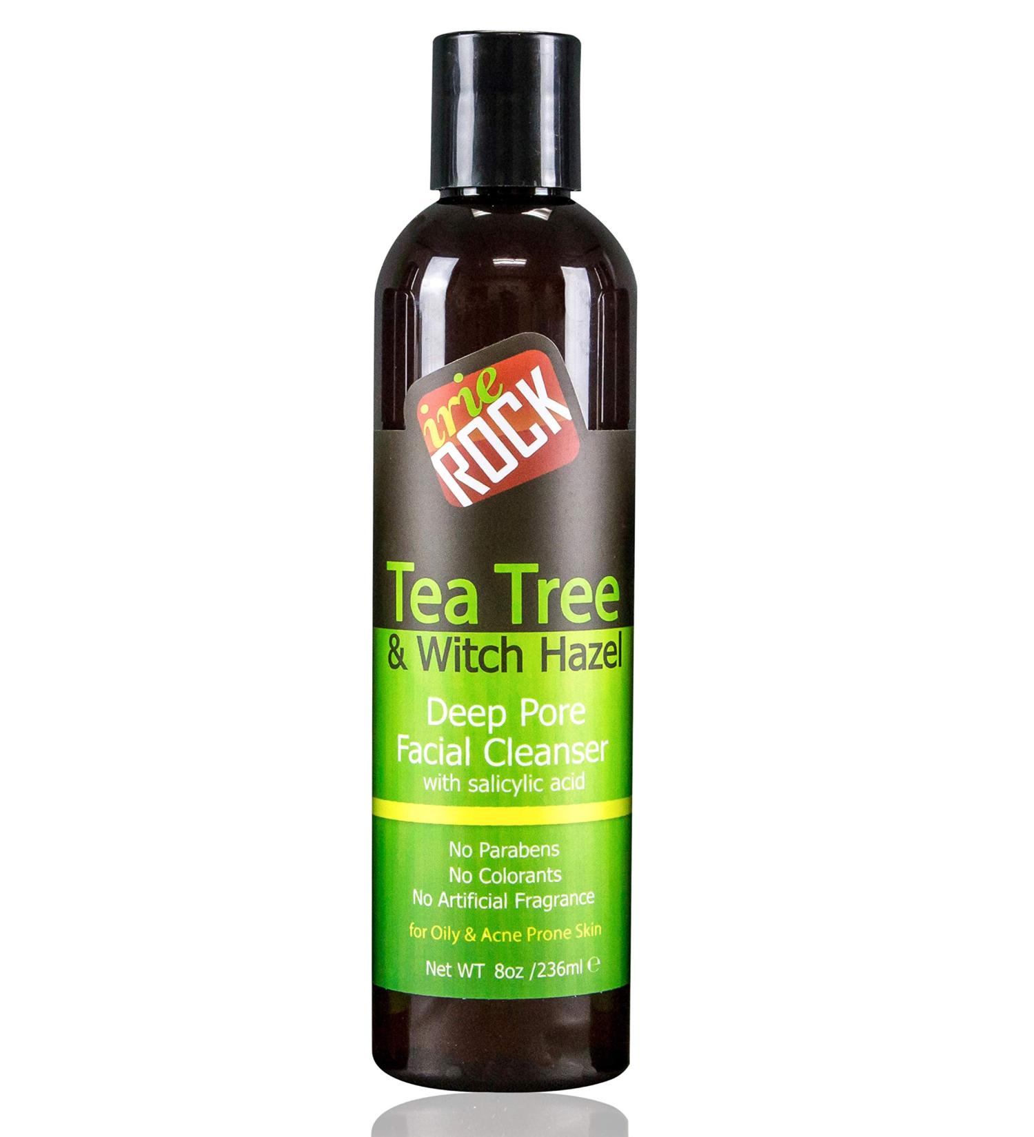 Tea Tree & Witch Hazel Deep Pore Acne Cleanser - Salicylic Acid Face Wash for Oily Skin & Acne Prone Skin - Natural 8oz Acne Wash for Men & Women - International Shipping Available - Buy Online on GoSupps.com