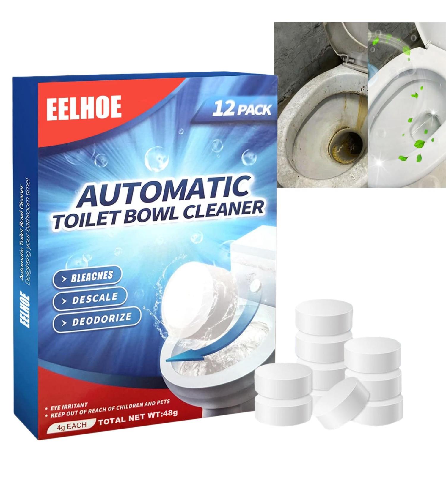 12PCS Toilet Cleaner Toilet Bowl Cleaner Toilet Descaler Heavy Duty Toilet Limescale Remover Toilet Cleaning Active Tablets Toilet Cleaner and Descaler Deep Cleaning Toilet Fresheners Toilet Tablets - Buy Online on GoSupps.com