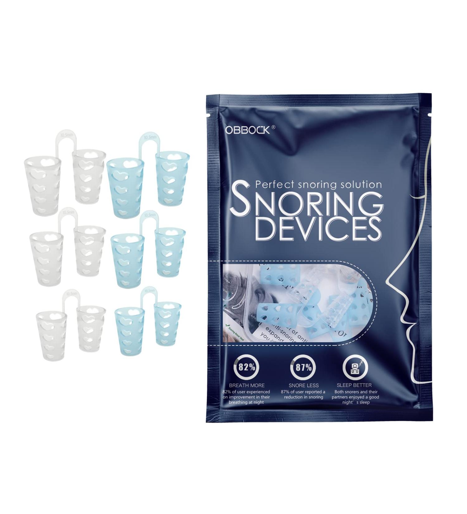 OBBOCK Snore Stopper - Anti Snoring Clip for Men and Women - Medium Size - Buy Online on GoSupps.com
