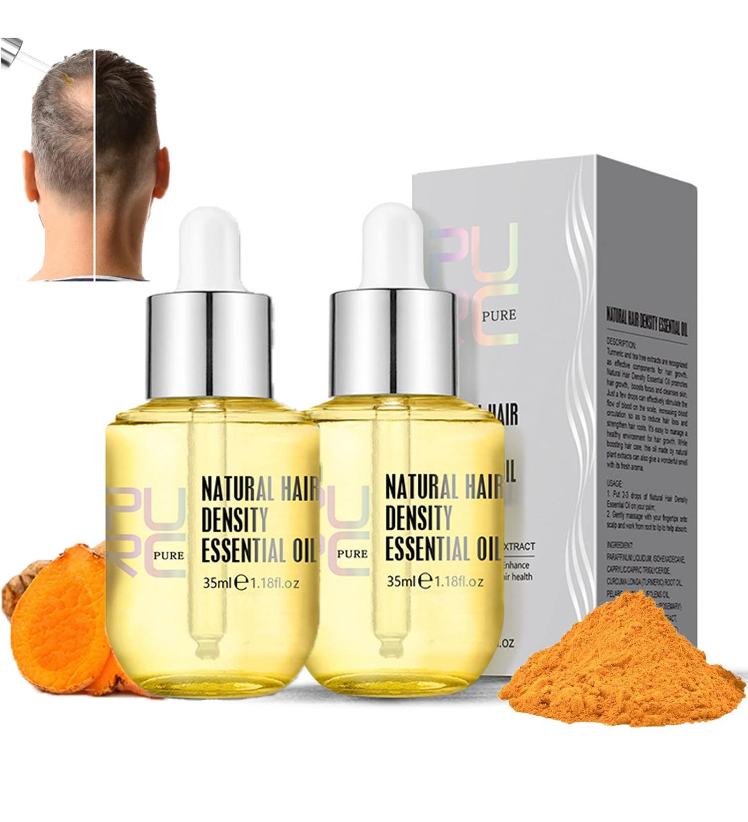 Savvy High Hair Growth Purc Oil - Hair Density Essential Oil Serum for Natural Regrowth, Anti-Frizz & Dry Hair Care - 2 pcs - Buy Online on GoSupps.com