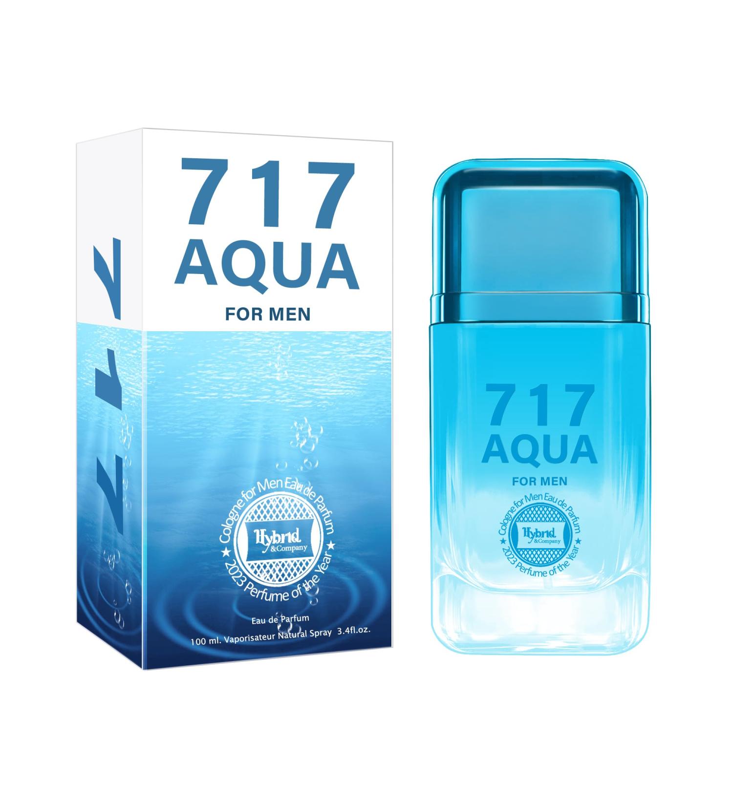 Hybrid & Company 717 Plant Spices Natural Spray Masculine Scent 3.4 Fl Oz 717 AQUA FOR MEN 3.4 Fl Oz (Pack of 1)